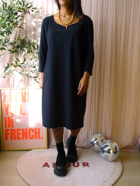 D'etoiles Casiopé Italian travel quality jurk zwart