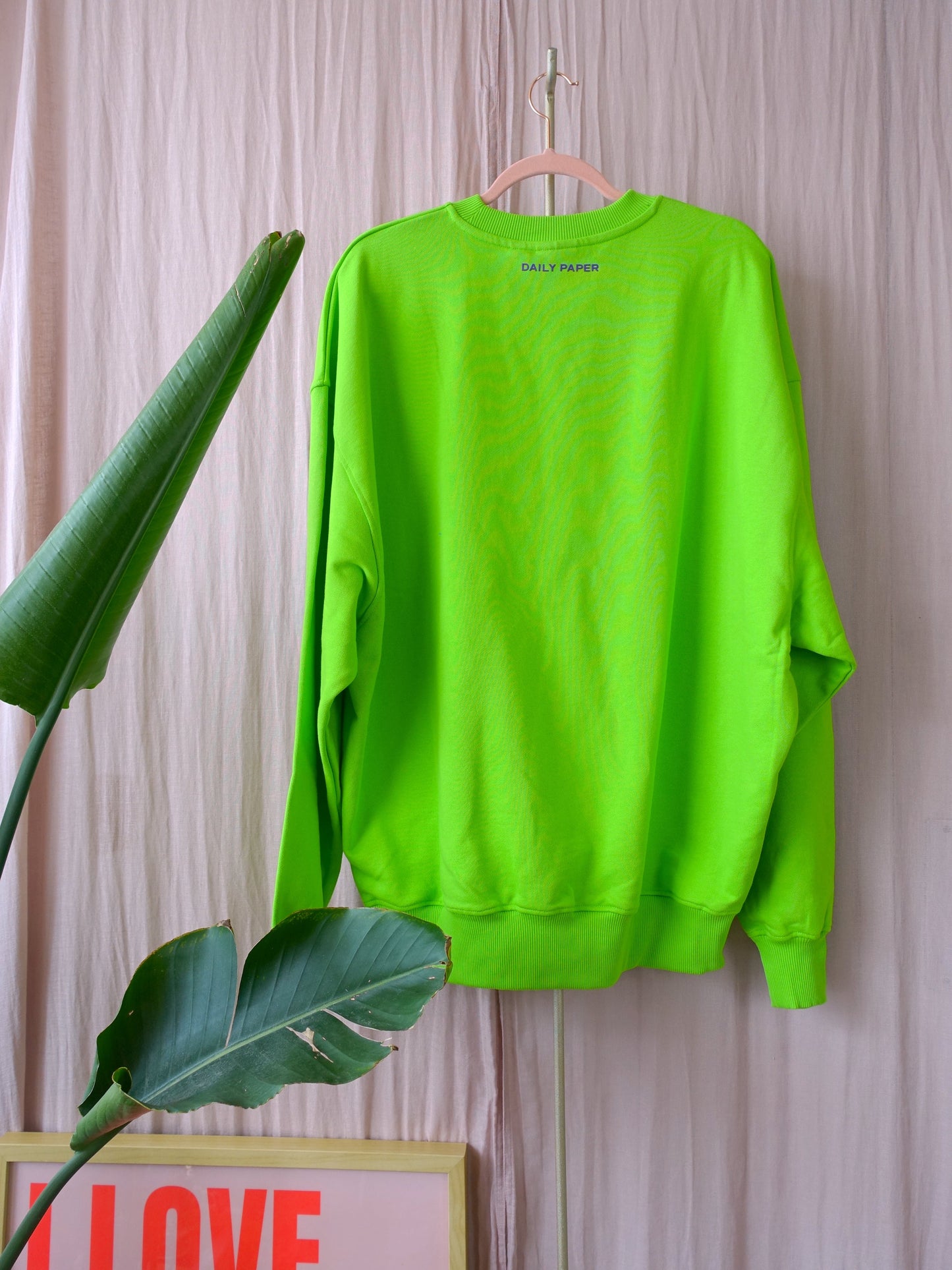 Daily Paper oversized sweater kermit green