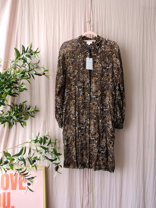 Dante6 icons collection parisa print dress