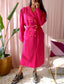 Vintage Parisienne paradise jurk pink