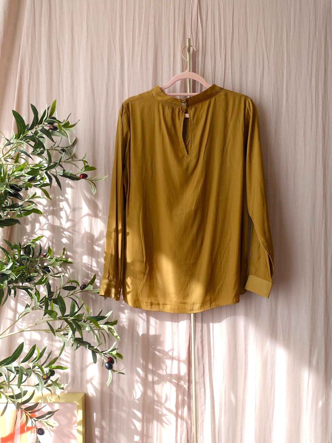 Denim Hunter top tessa golden yellow