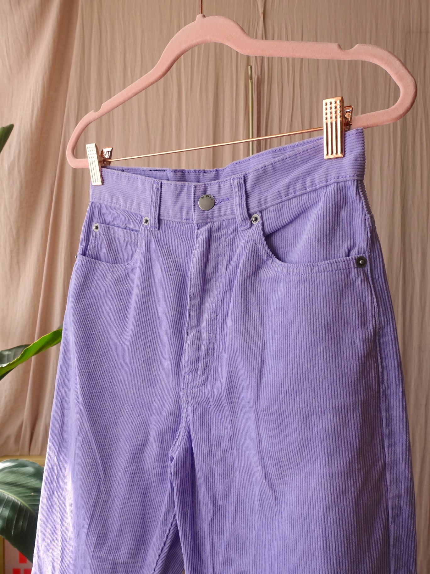 Dr. Denim Nora high waist cord lavender