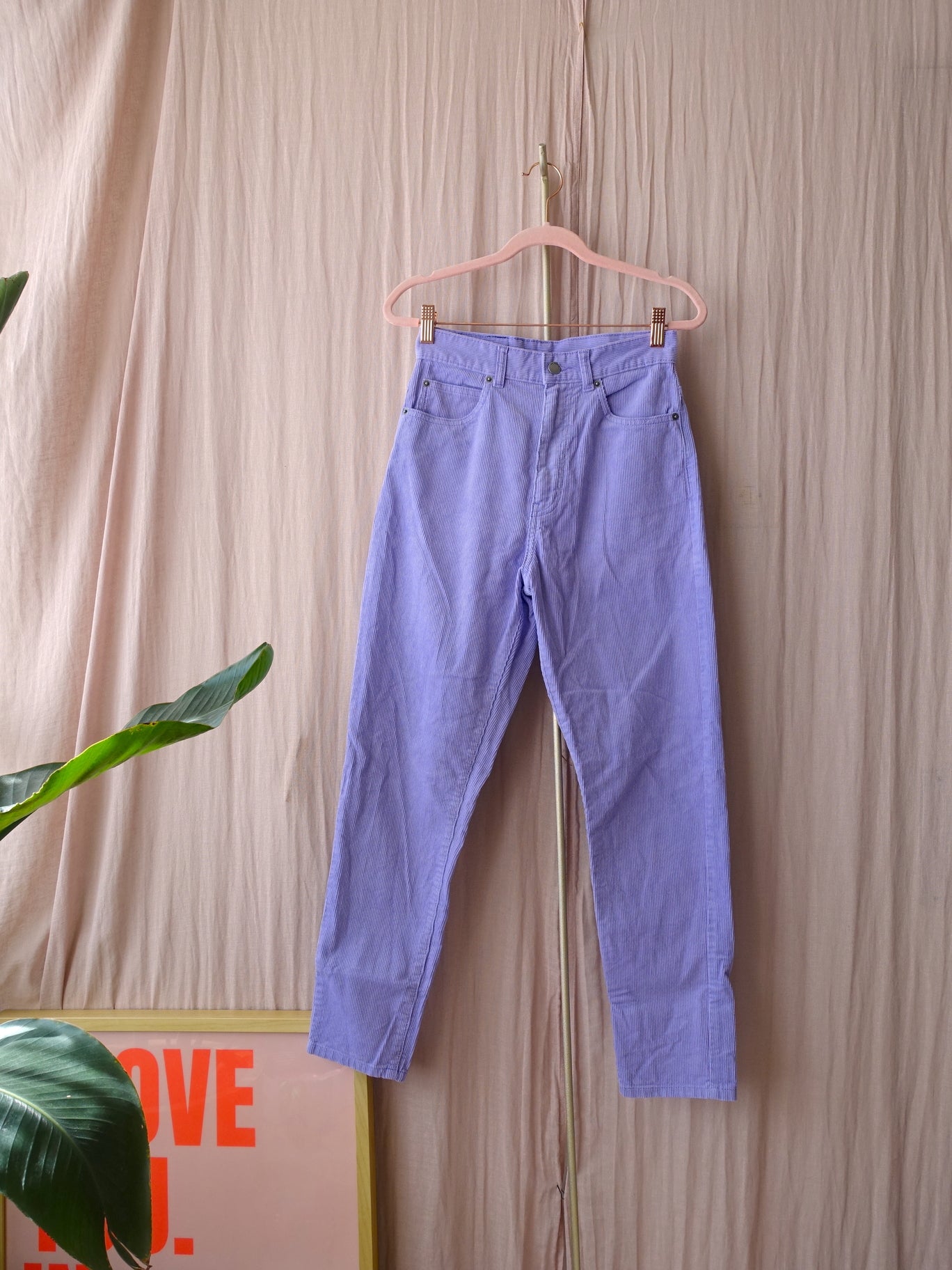 Dr. Denim Nora high waist cord lavender