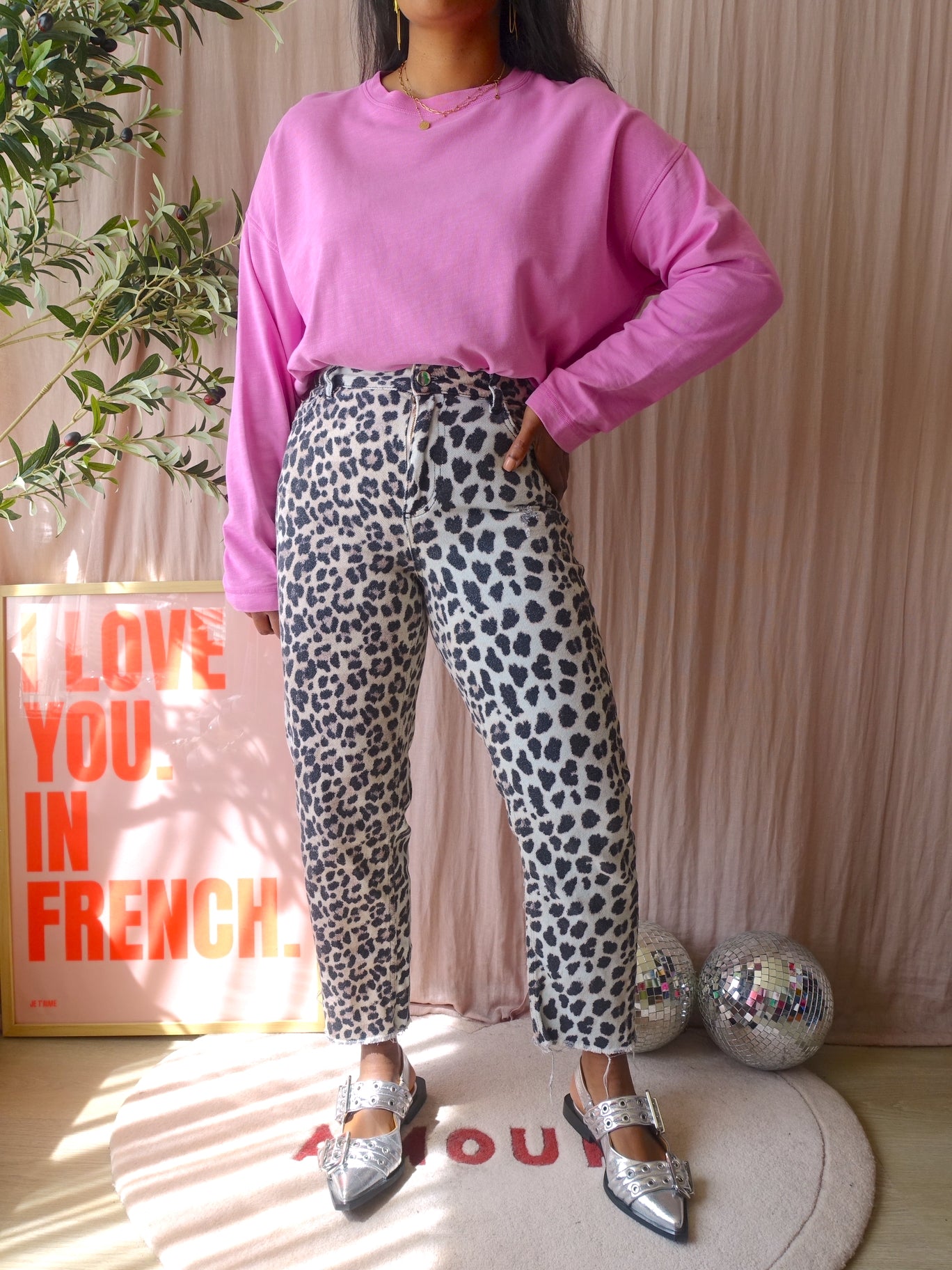 Drykorn oversized icana sweater cotton candy