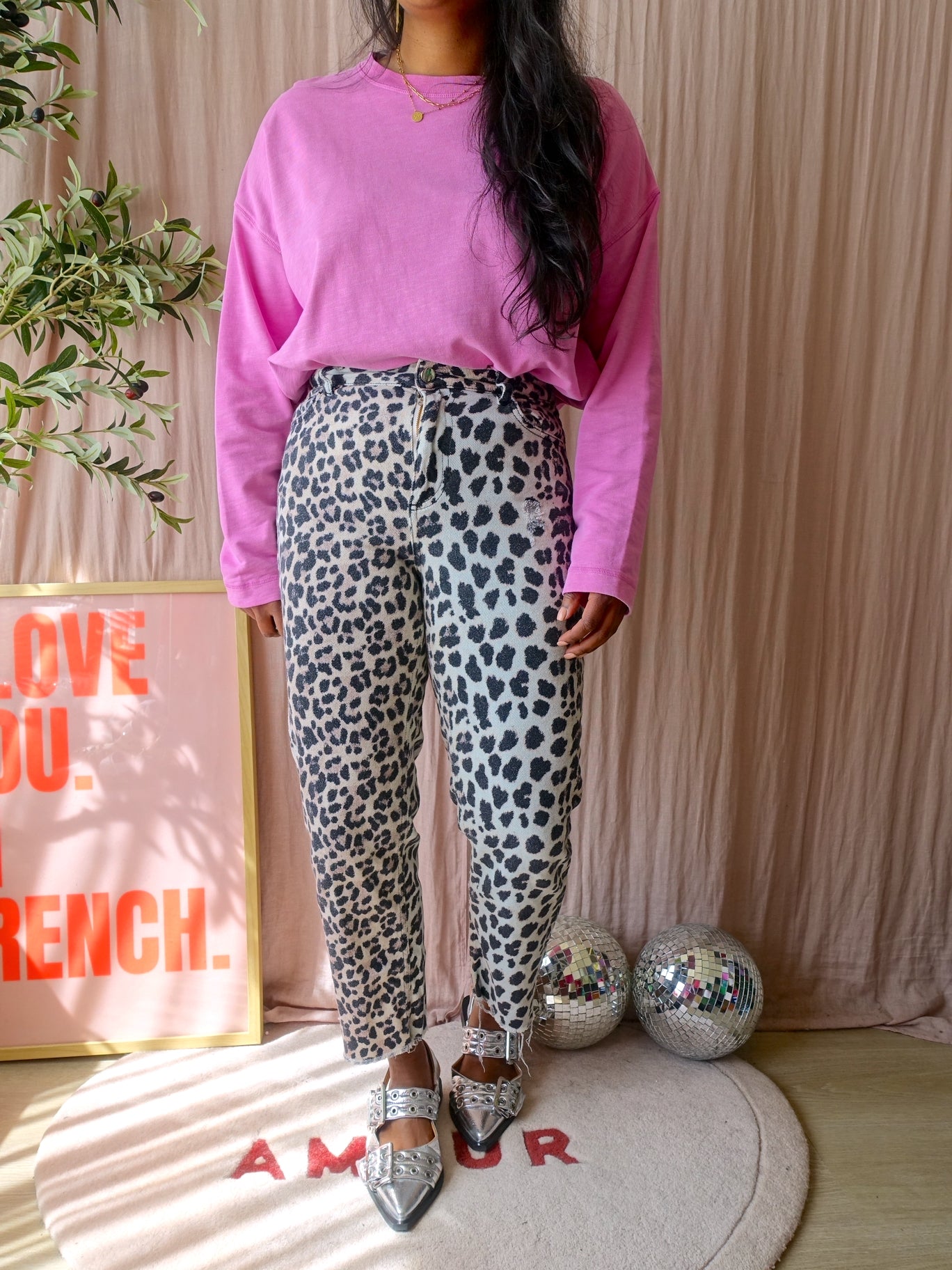 Drykorn oversized icana sweater cotton candy