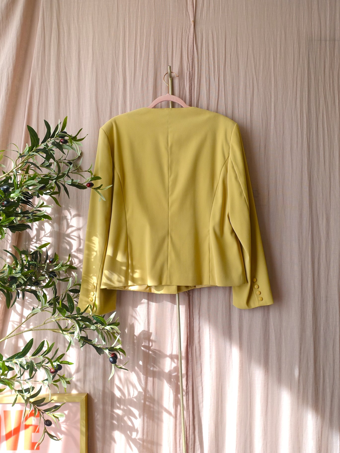 Exclusieve Edgar Vos co-ord set (blazer + rok) cream brulee