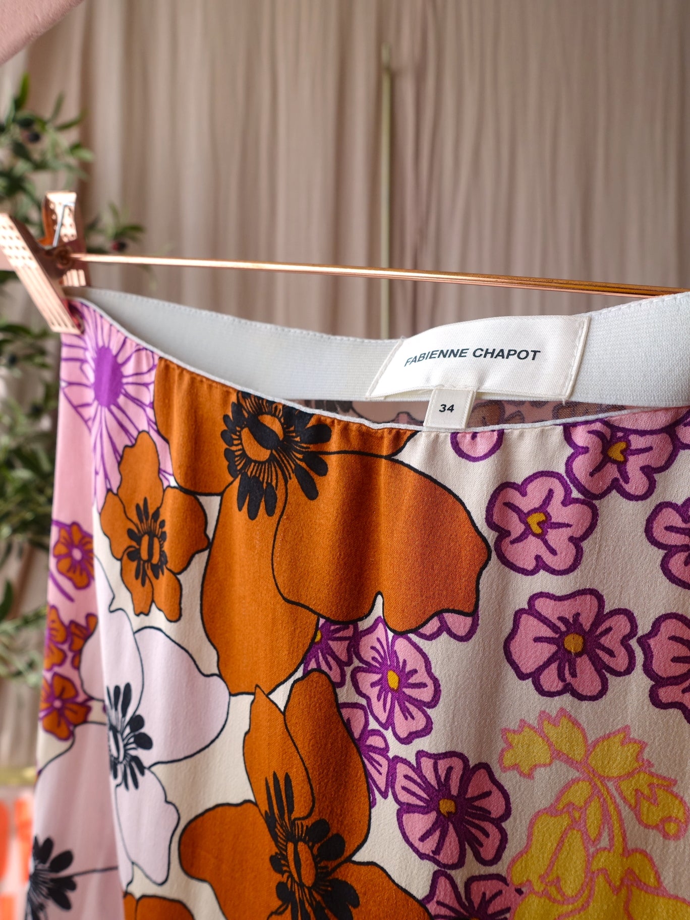 Fabienne Chapot laurie midi rok pastel flowers
