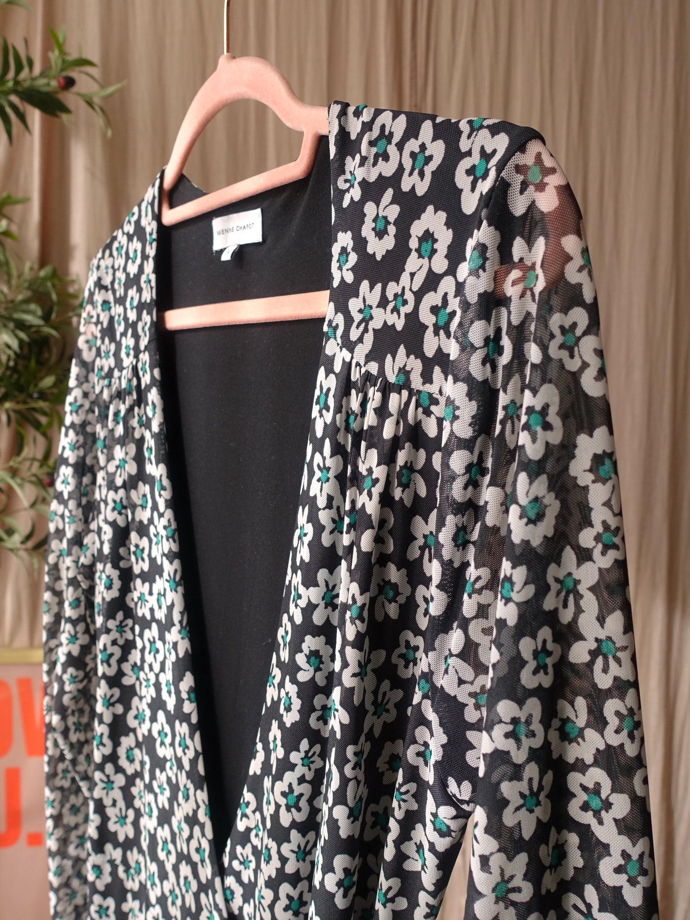 Fabienne Chapot natasja frill mesh jurk