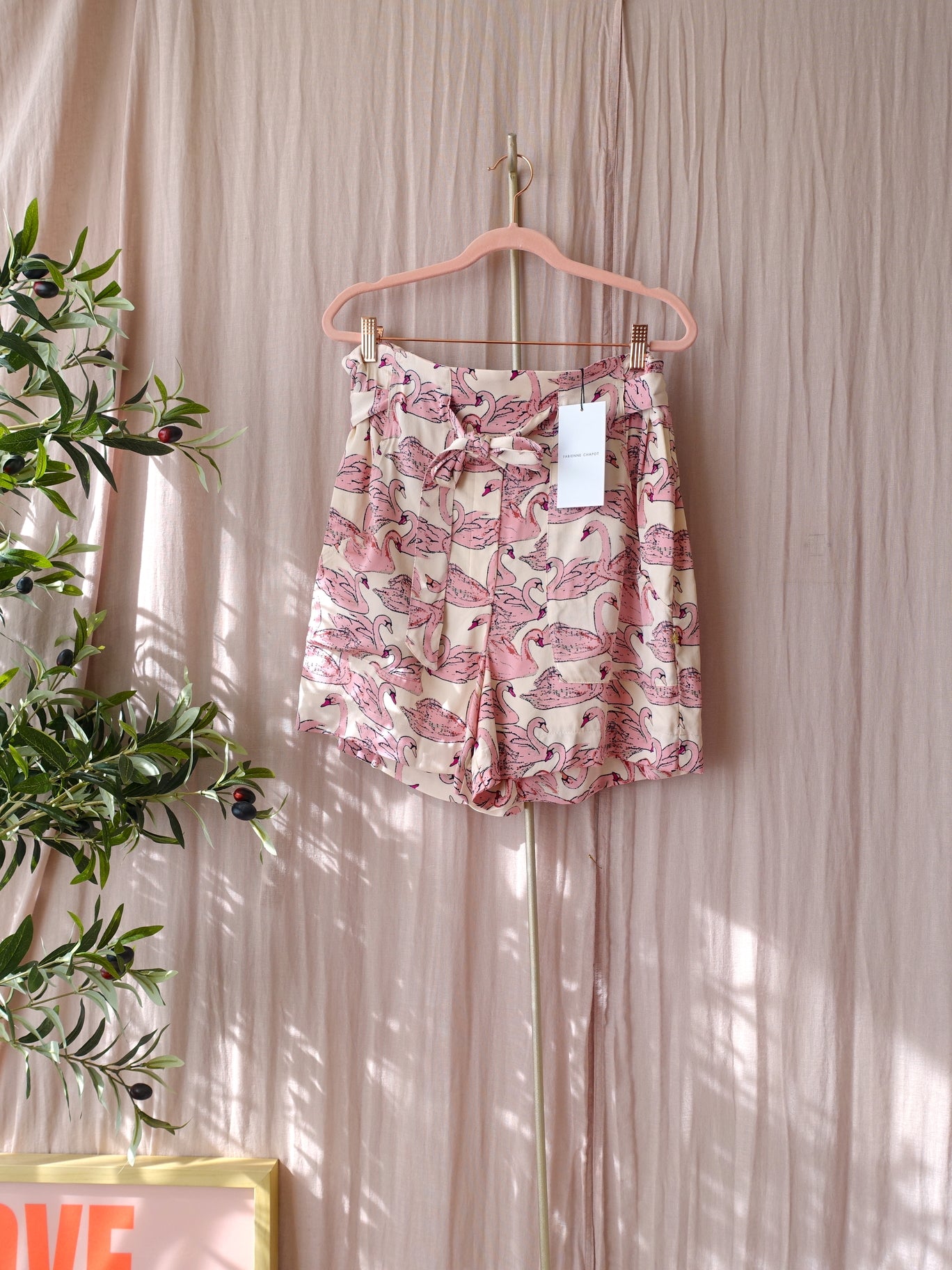 Fabienne Chapot olivia swan sea print shorts