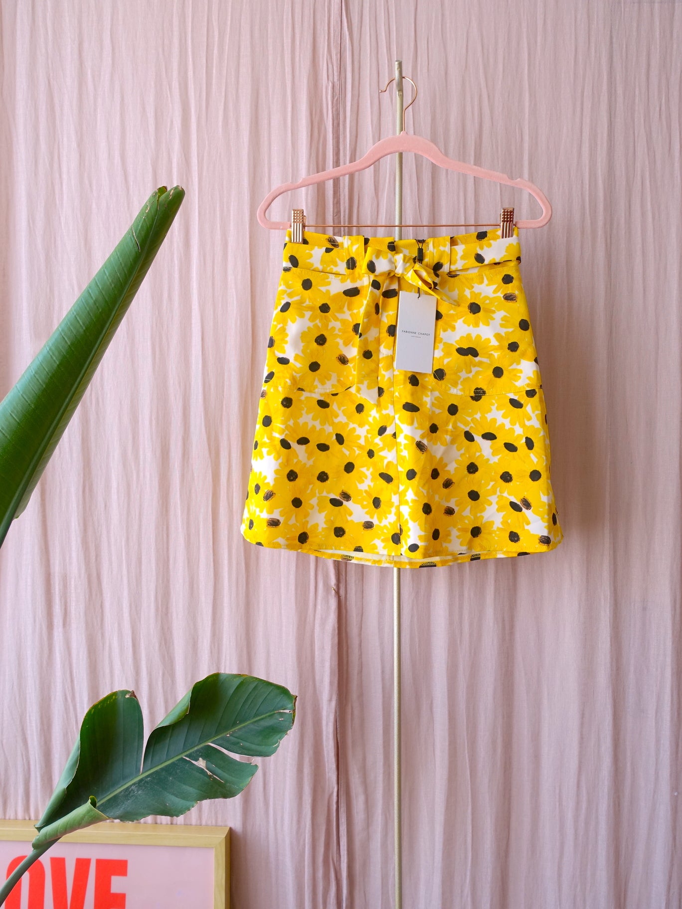 Fabienne Chapot high rise daisy skirt