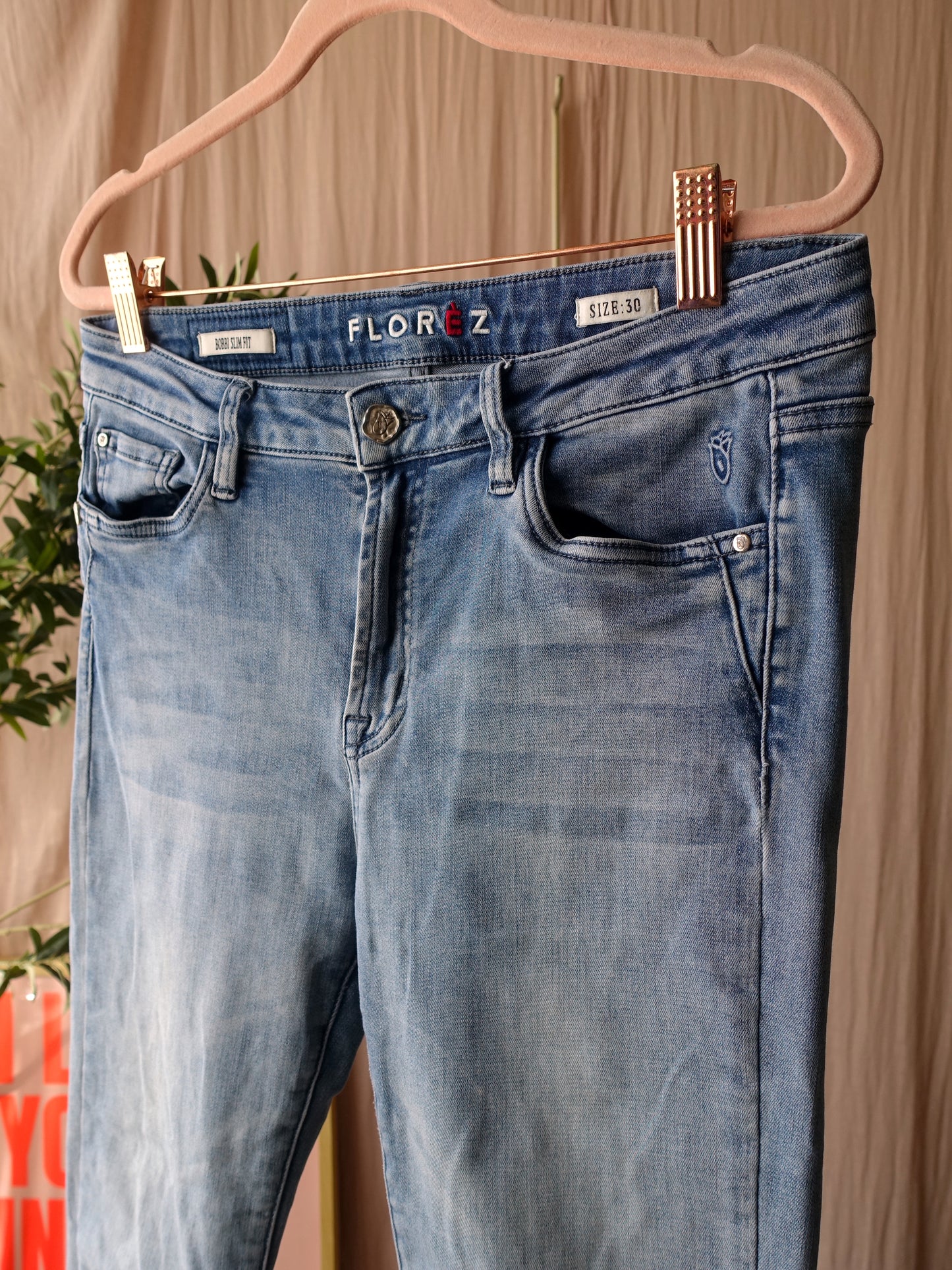 Floréz bobbi slim fit stretch jeans claudy moss