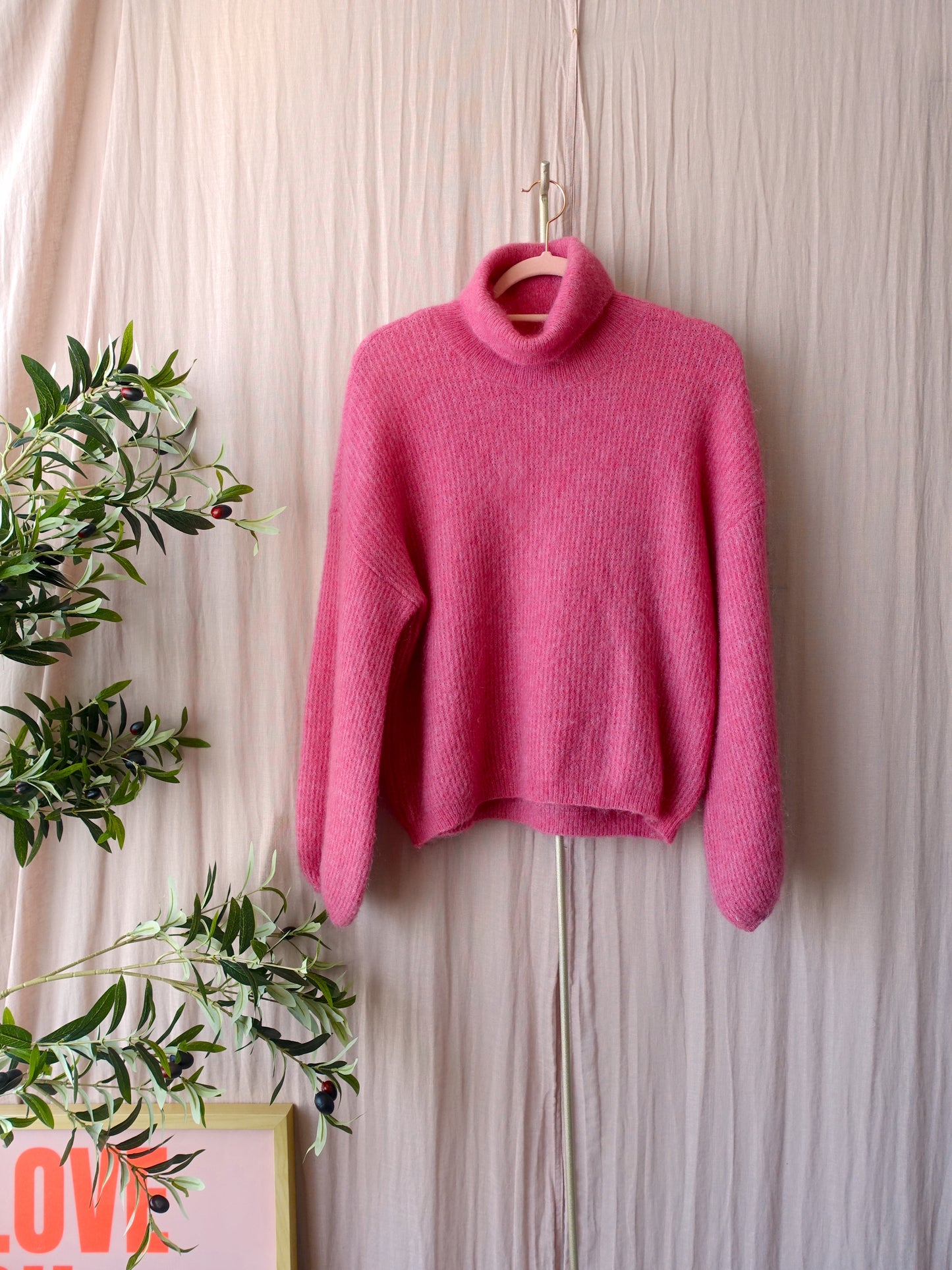 Gestuz mohairmix knit brenda candy pink