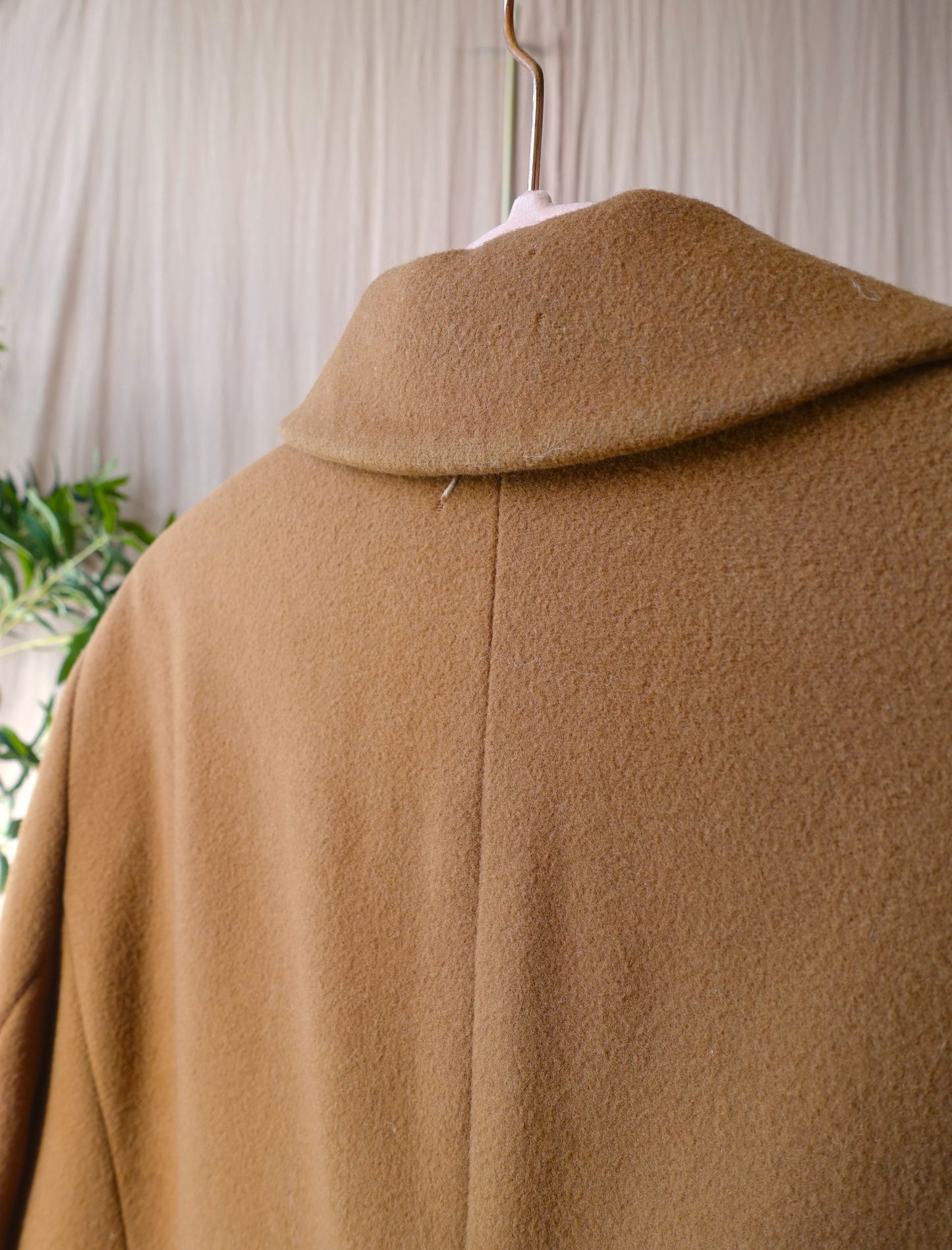 Vintage Gil Bret original classic wool coat camel beige