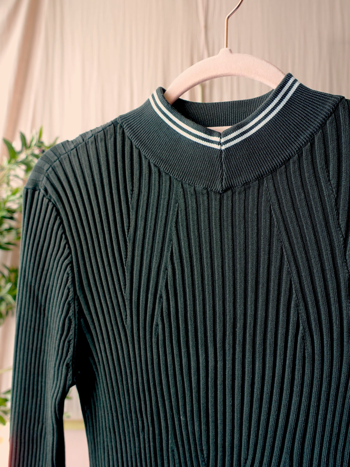 G-star Raw the perfect rib longsleeve dark army green