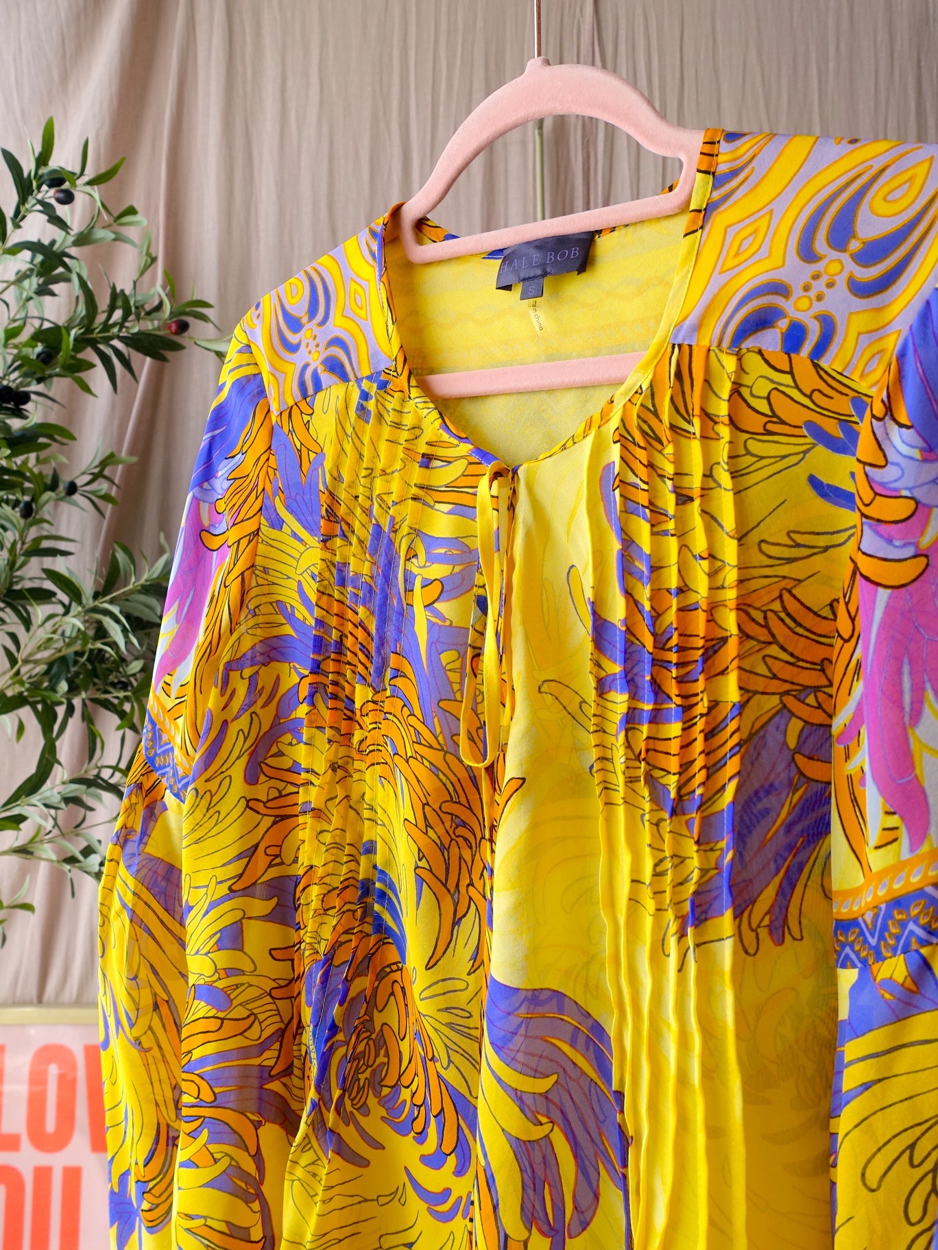 Hale Bob 100% silk summer top