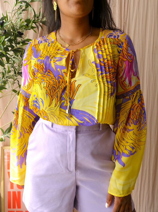 Hale Bob 100% silk summer top