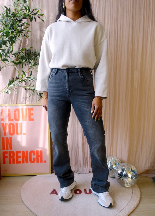 Homage flared jeans jane graphite grey