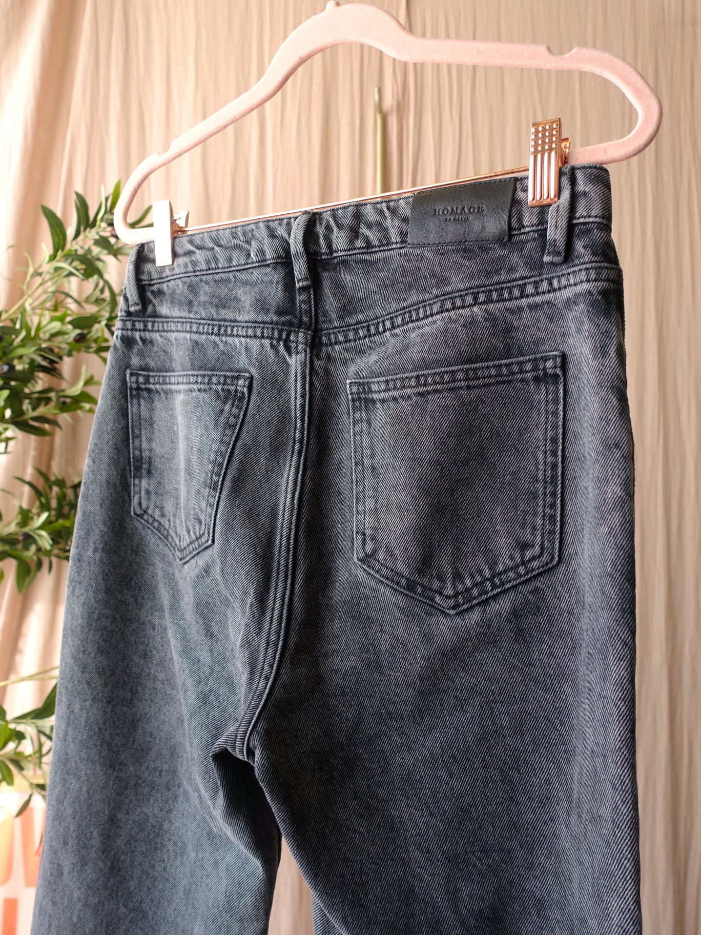 Homage Marilyn straight jeans with embellishment