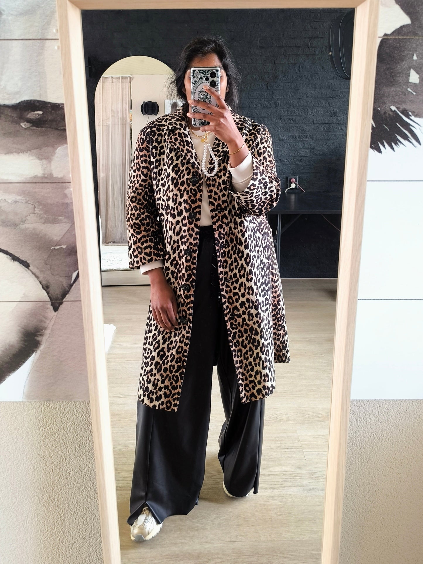 Ganni the perfect leopard coat