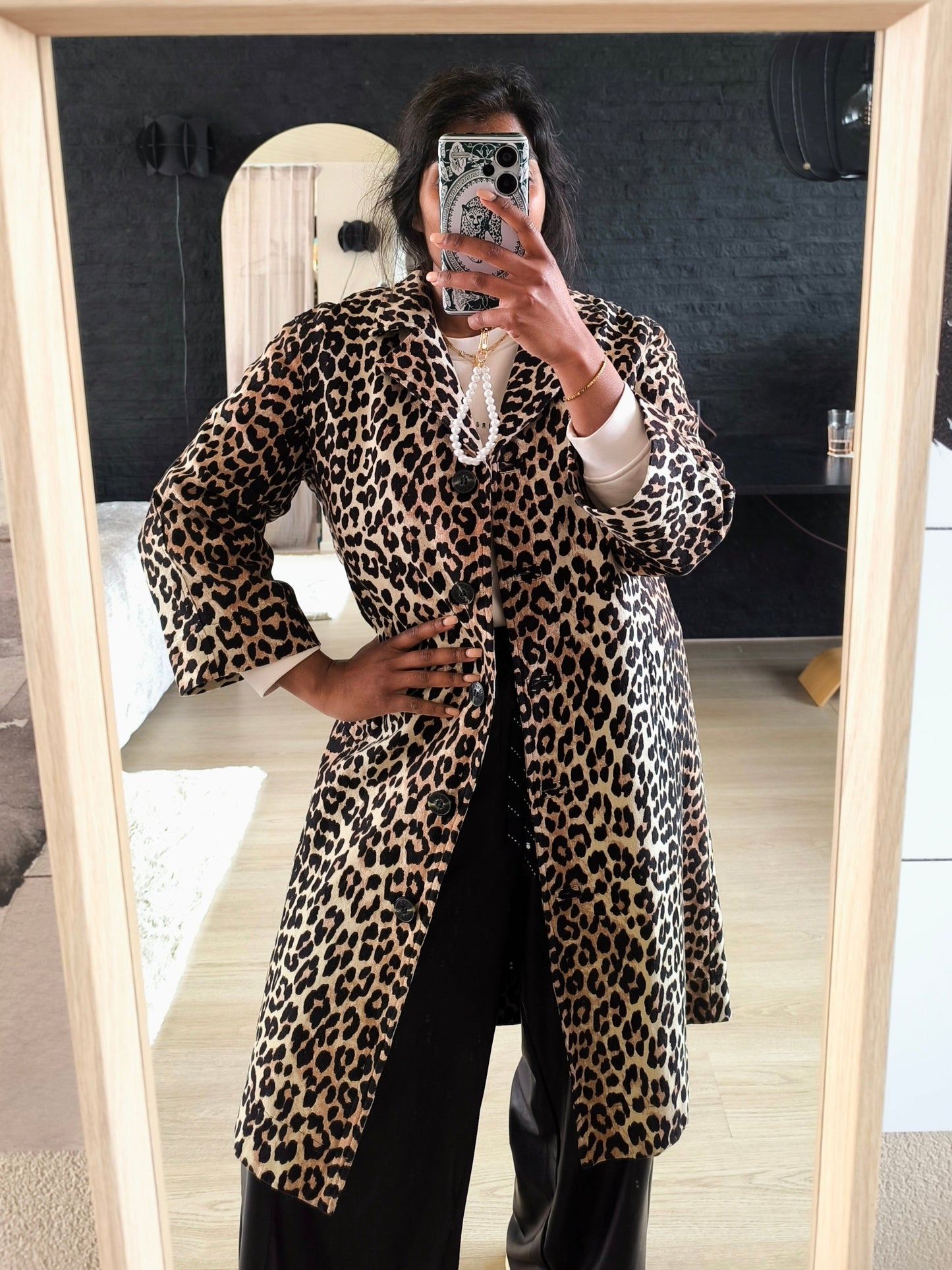 Ganni the perfect leopard coat