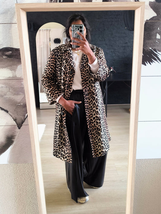 Ganni the perfect leopard coat