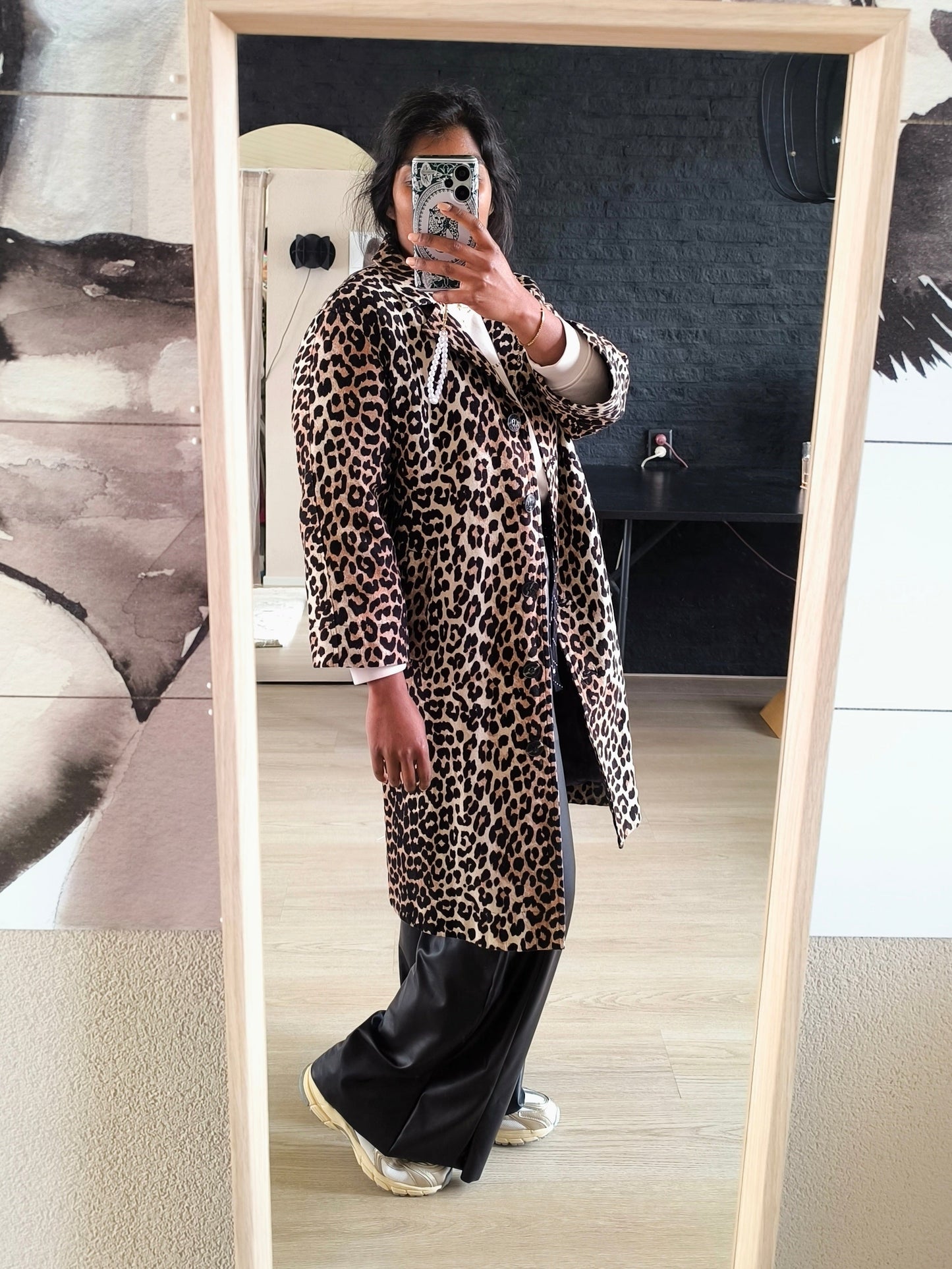 Ganni the perfect leopard coat