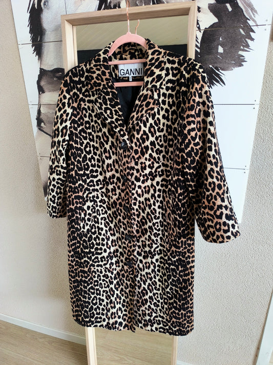 Ganni the perfect leopard coat