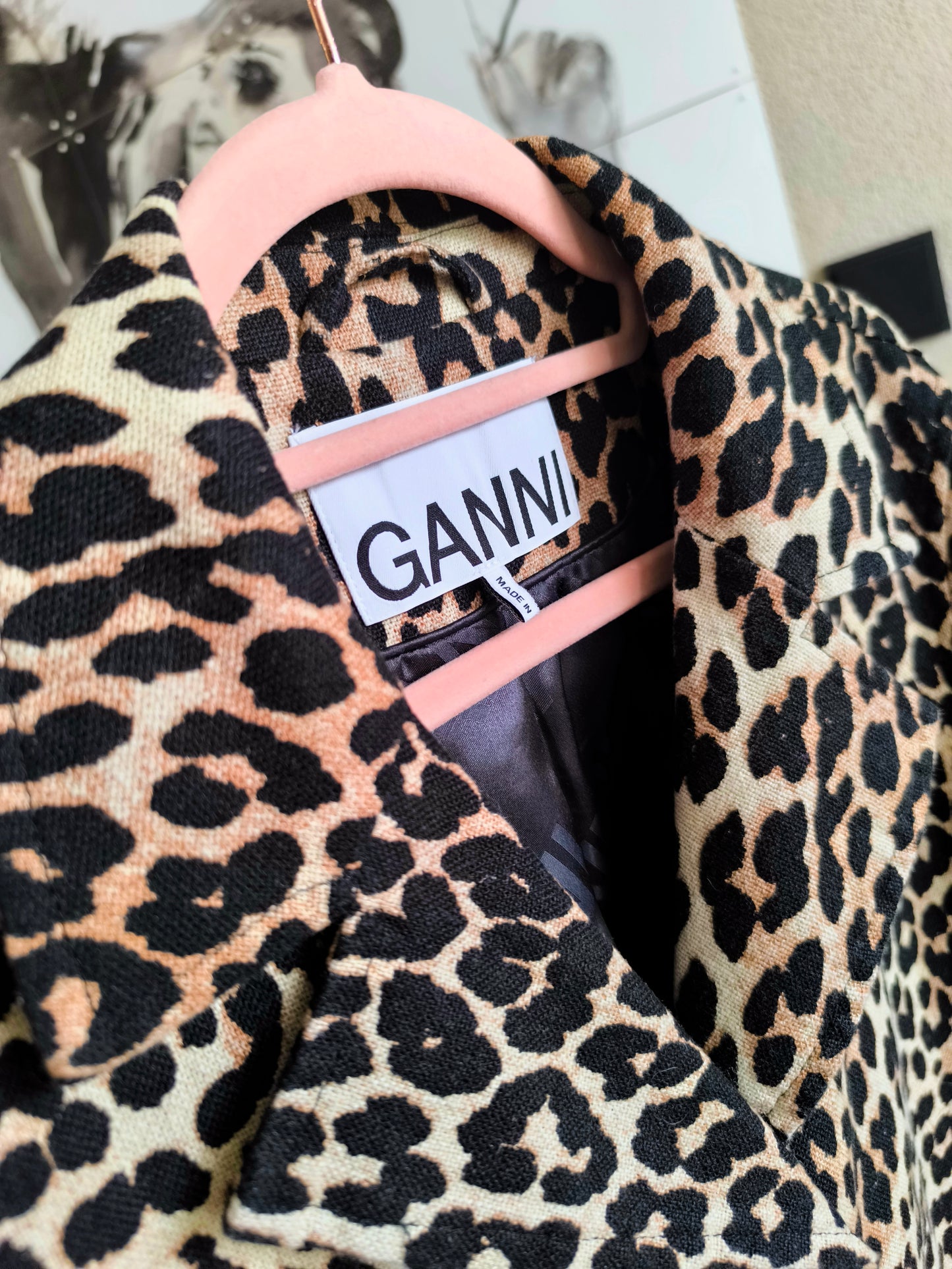 Ganni the perfect leopard coat