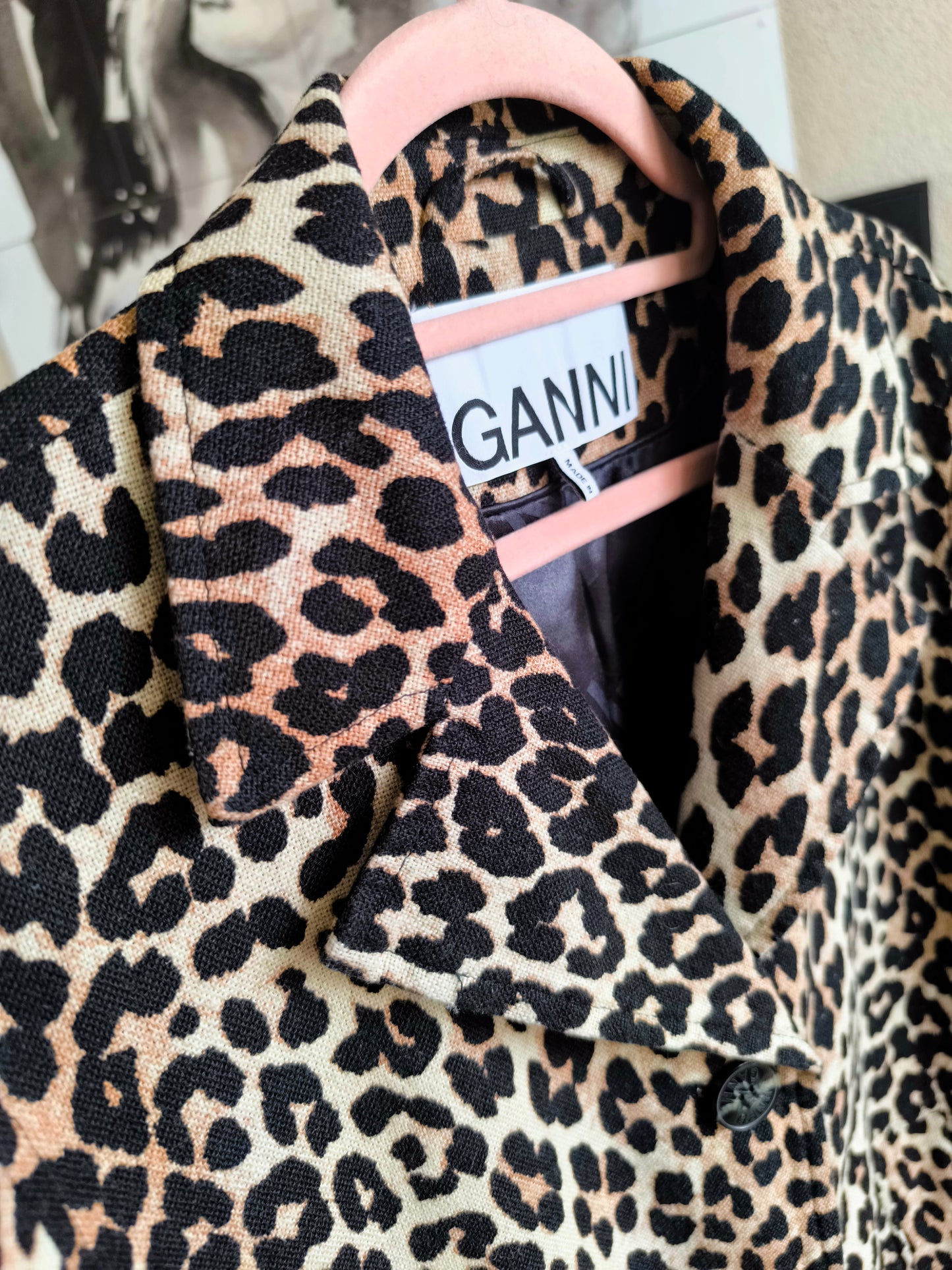 Ganni the perfect leopard coat