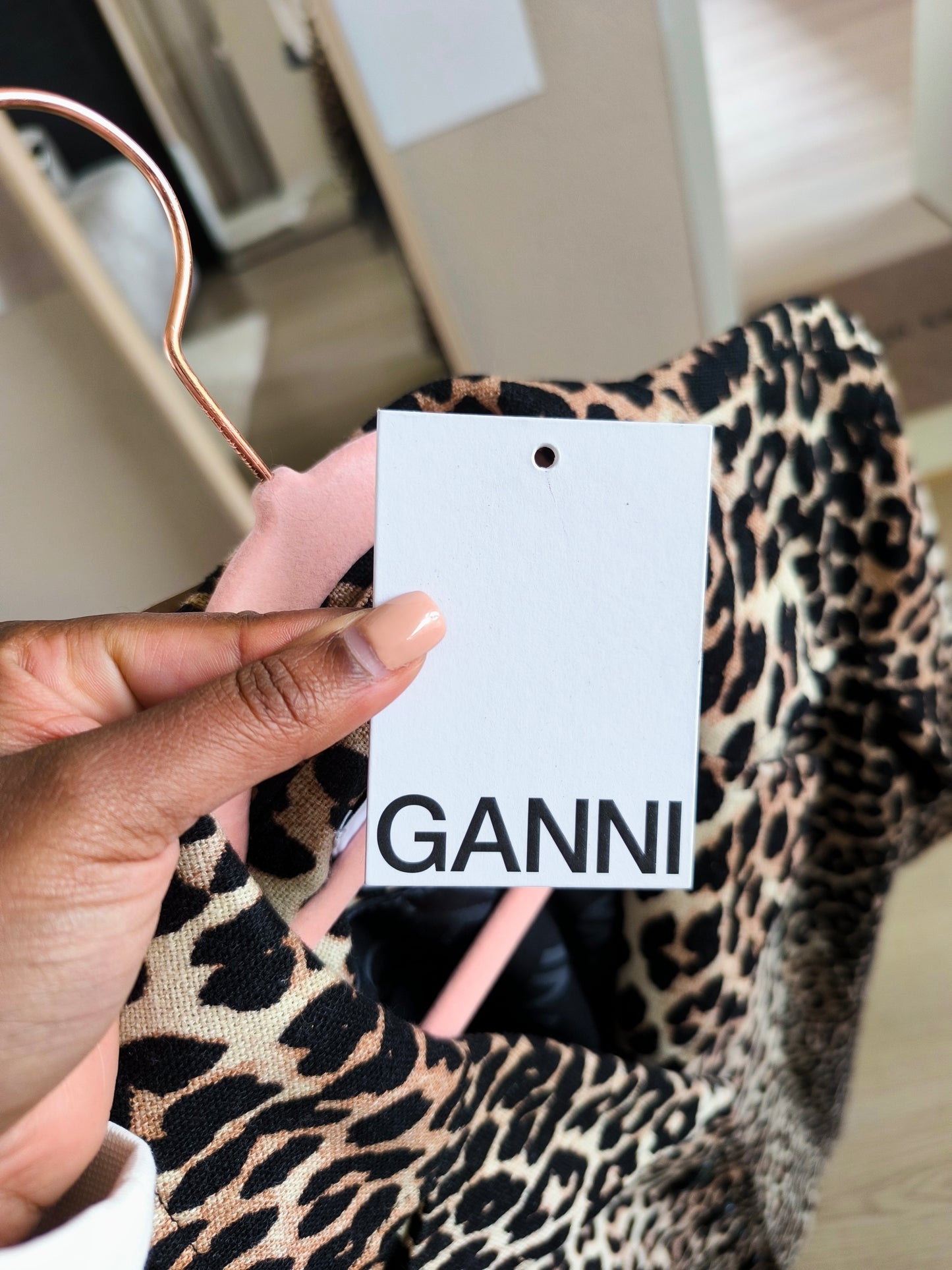 Ganni the perfect leopard coat