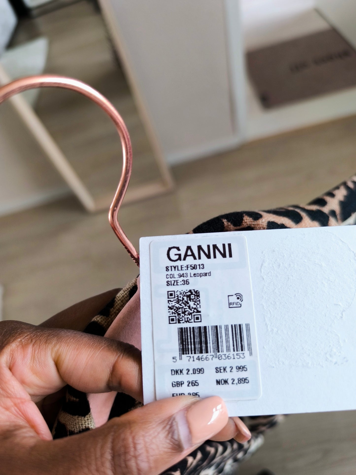 Ganni the perfect leopard coat