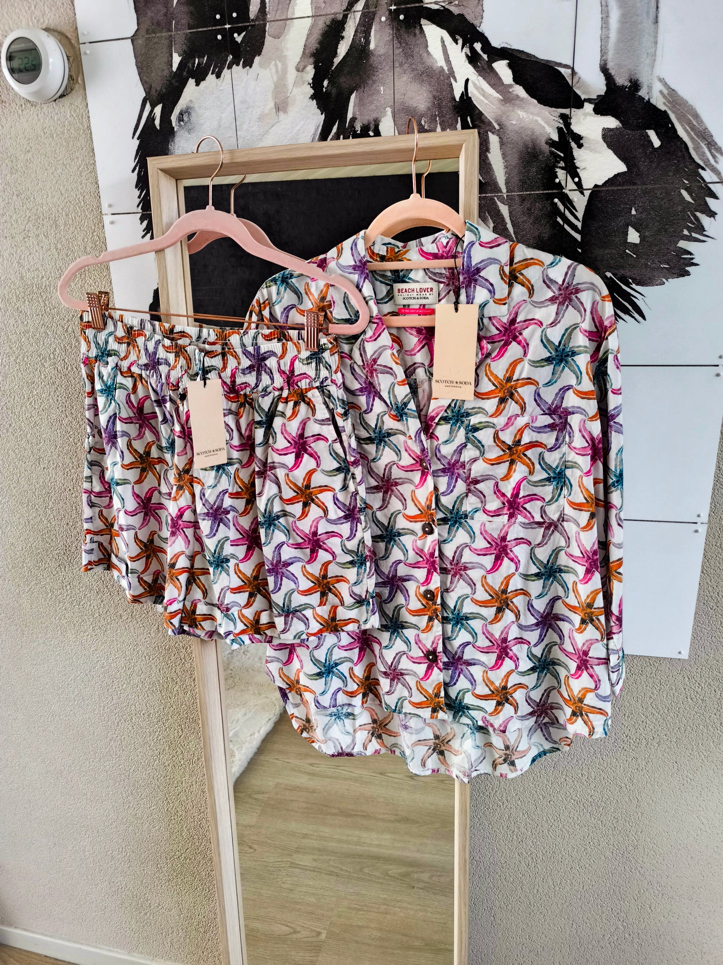 Scotch & Soda beach set starfish (blouse + short)