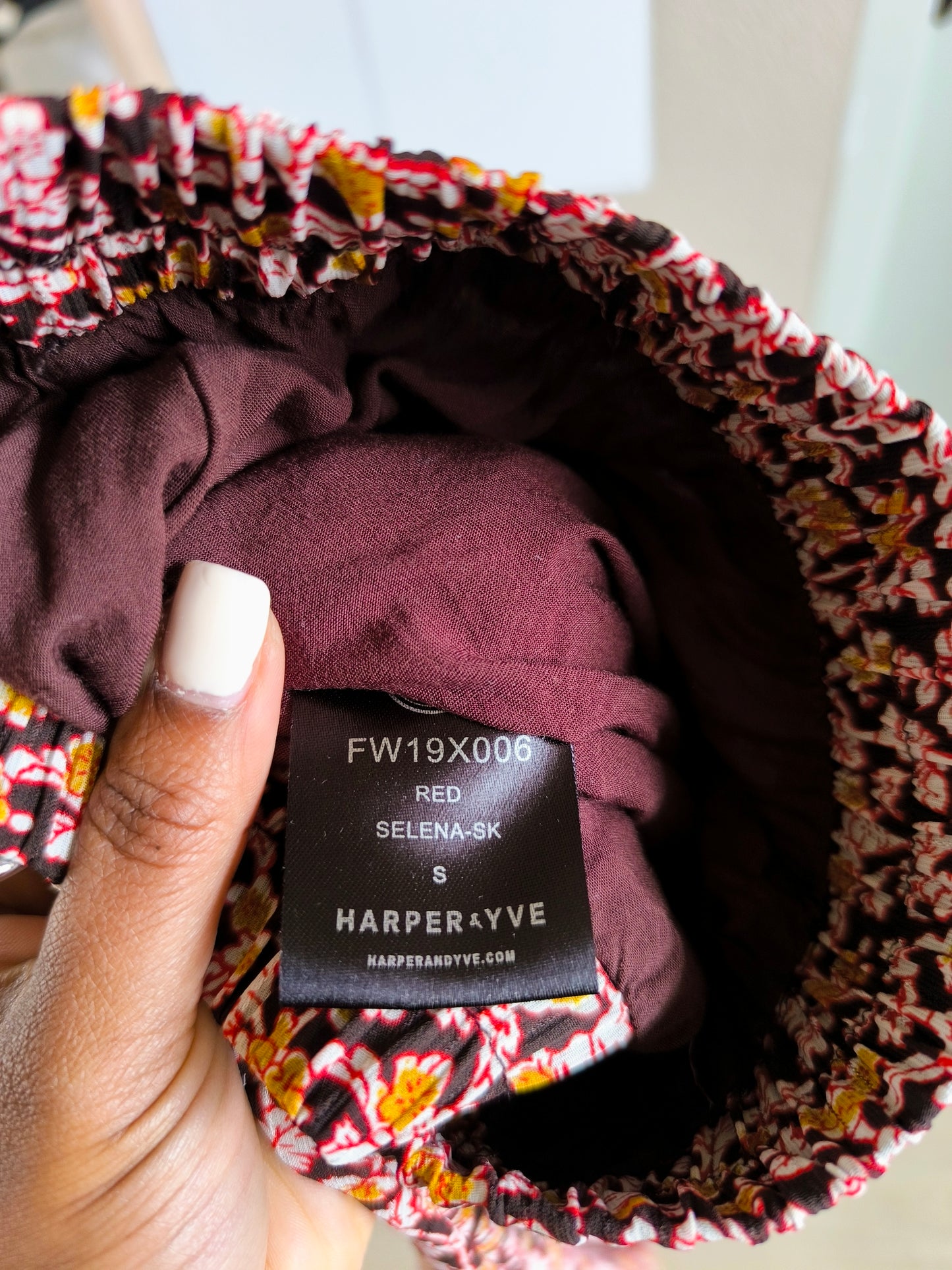 Harper & Yve Selena ruffle rok rood
