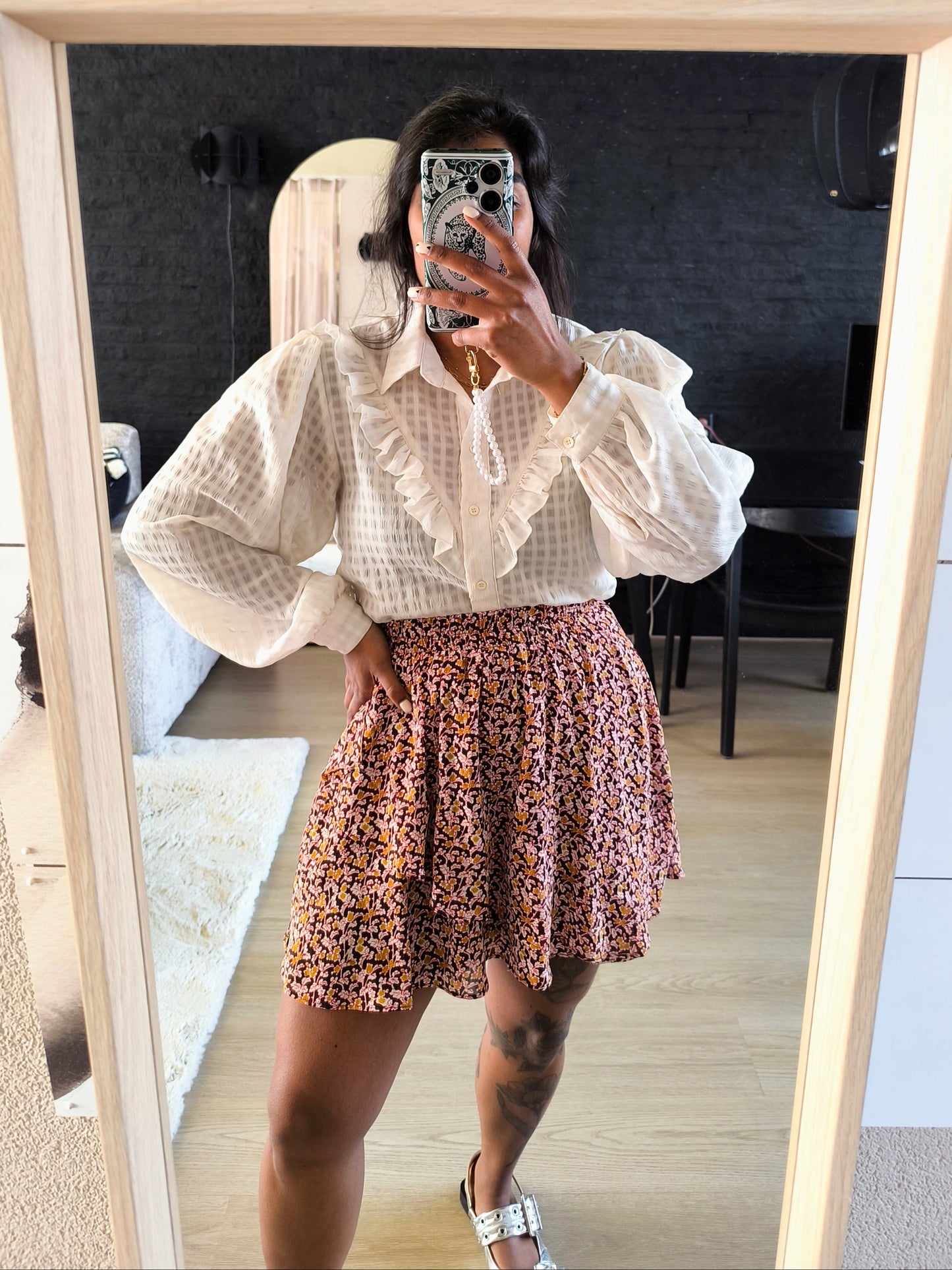 Harper & Yve Selena ruffle rok rood