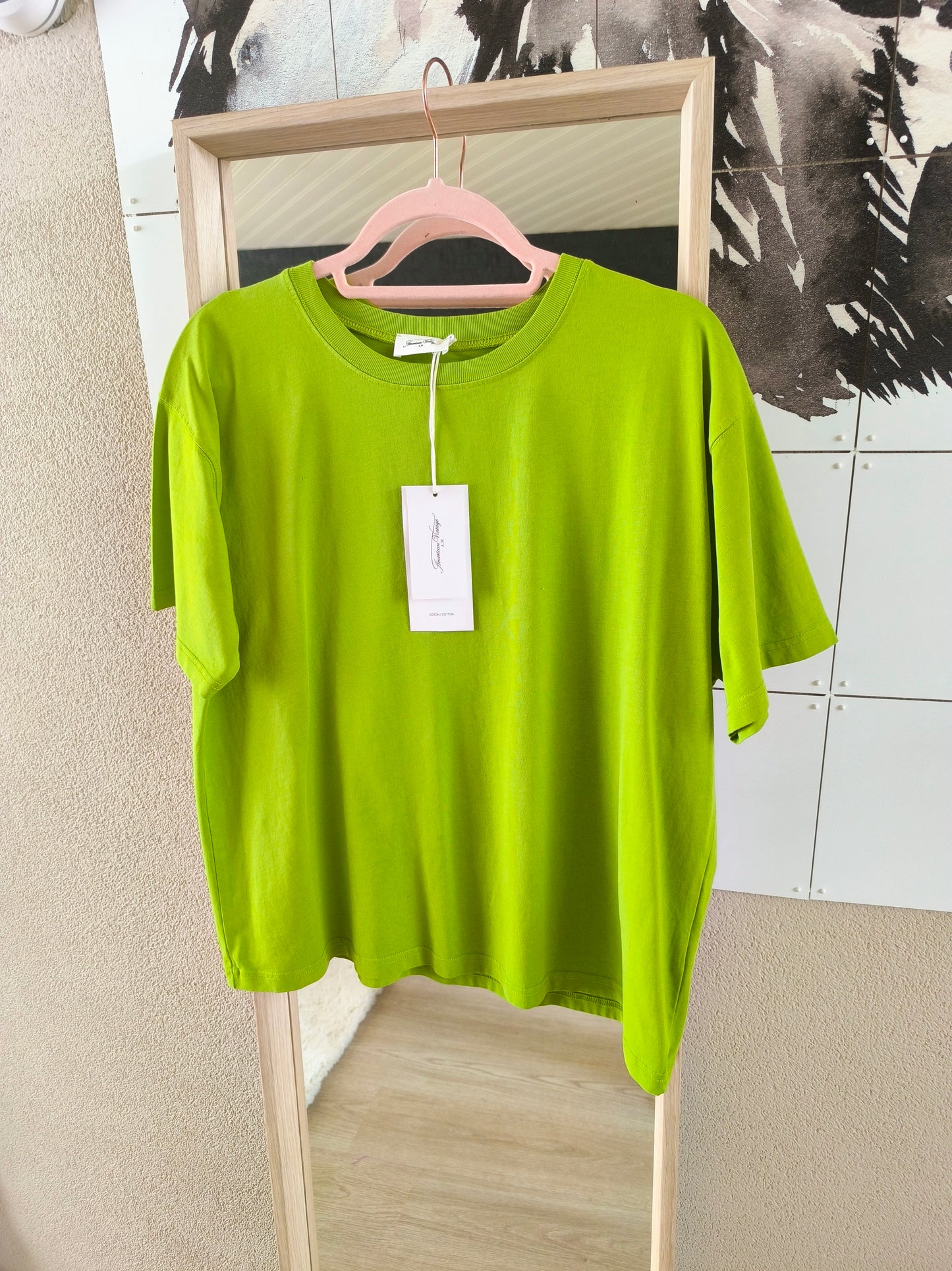 Amerian Vintage fizvalley tee groen