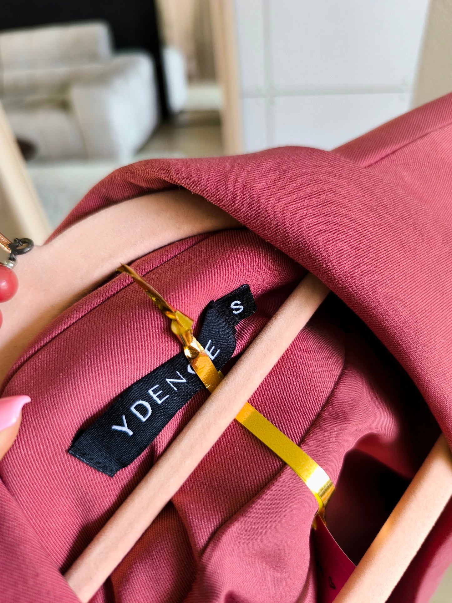 Ydence Danique rayonmix gilet oudroze