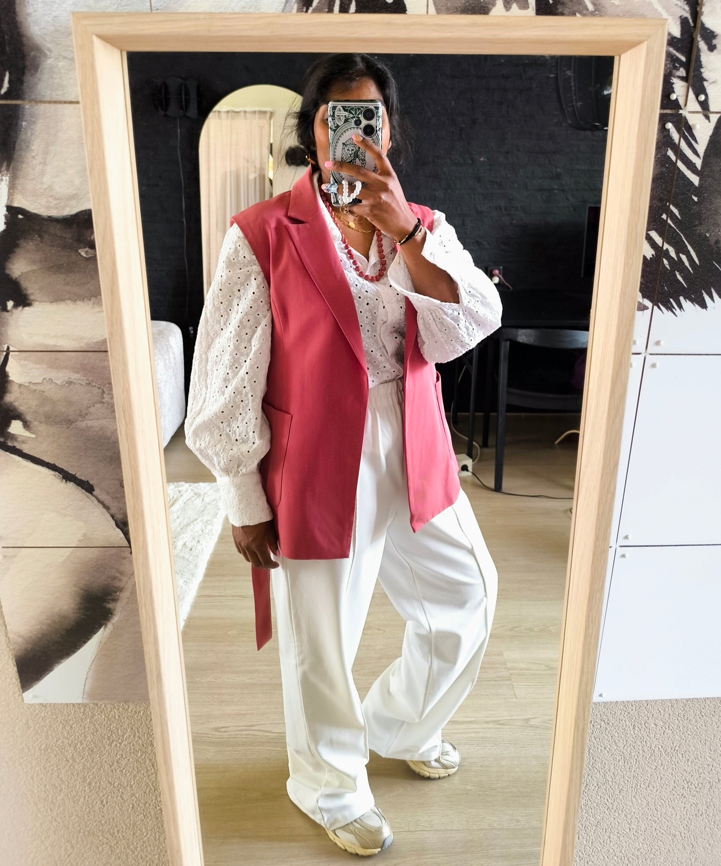 Ydence Danique rayonmix gilet oudroze