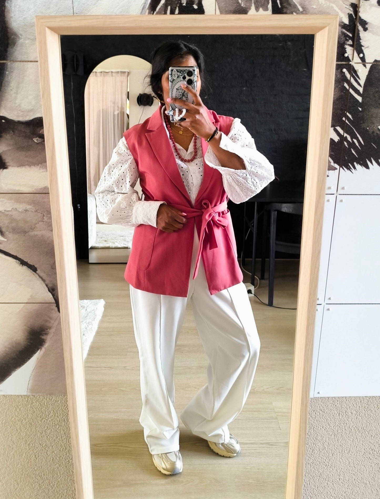 Ydence Danique rayonmix gilet oudroze