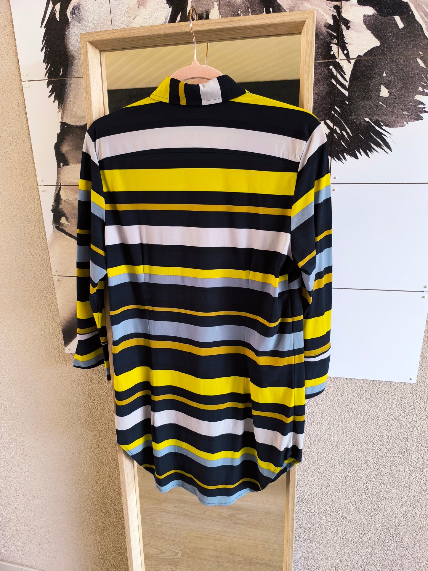 Studio Anneloes lightweight travel quality blouse navy