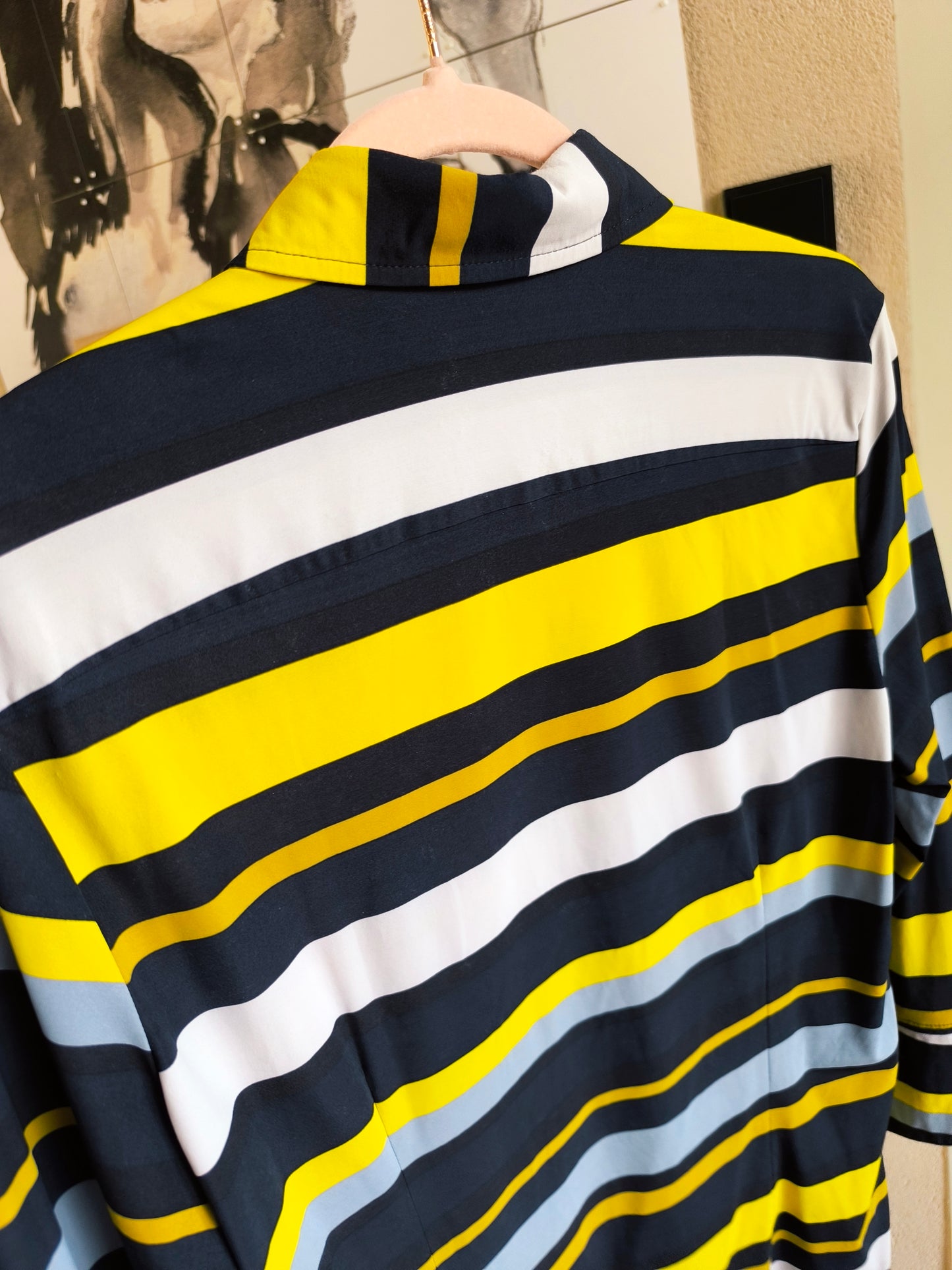 Studio Anneloes lightweight travel quality blouse navy