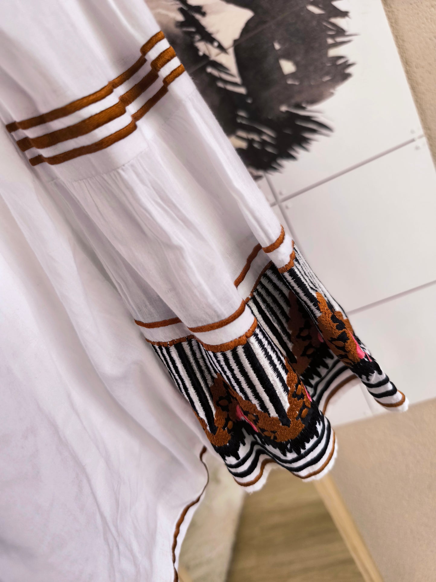 Isato designer bohemian top wit