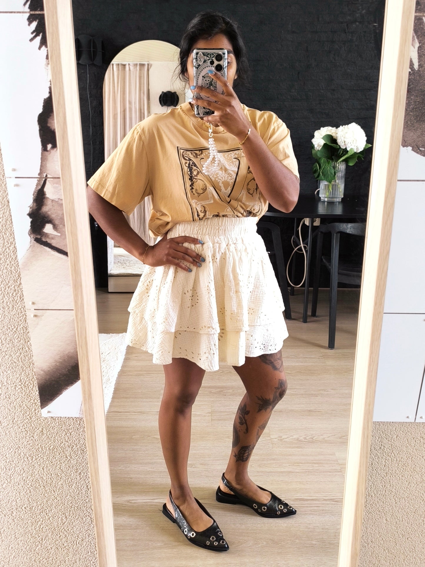 Josh V Teddy Baroque tee toffee