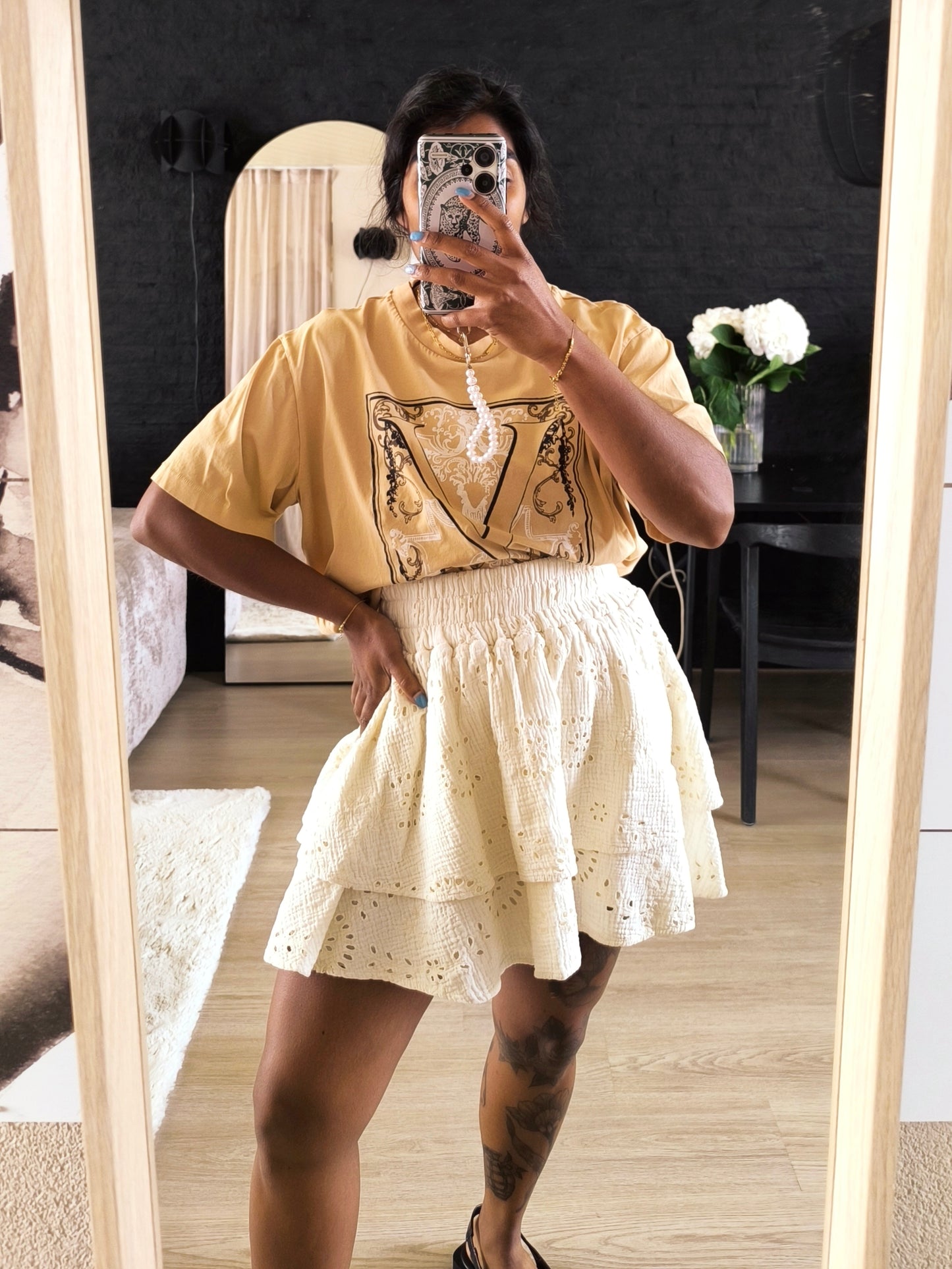 Josh V Teddy Baroque tee toffee