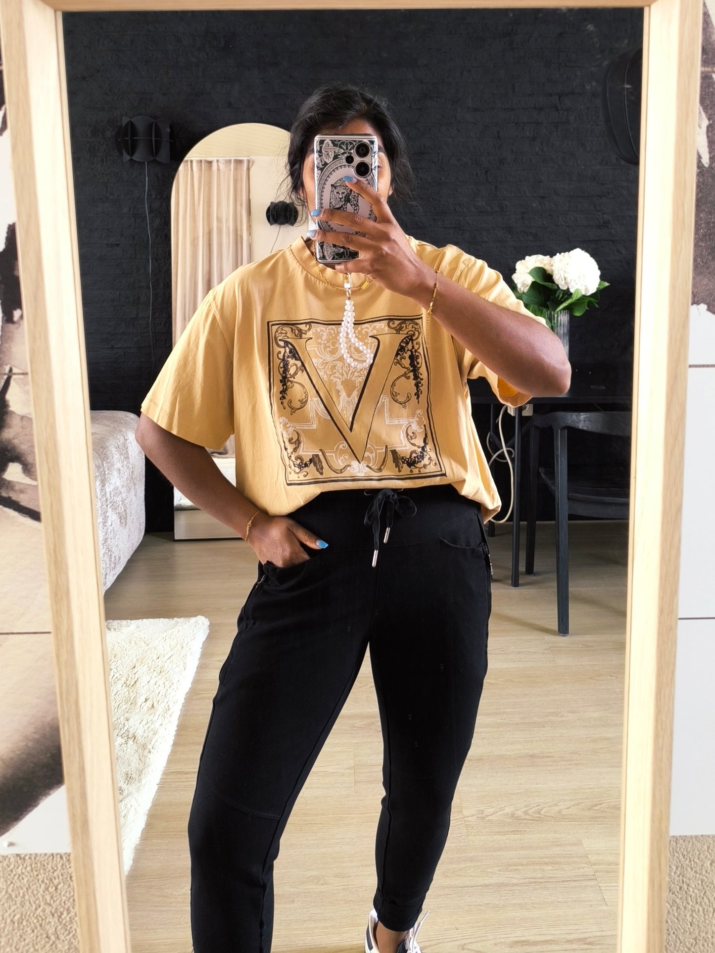 Josh V Teddy Baroque tee toffee