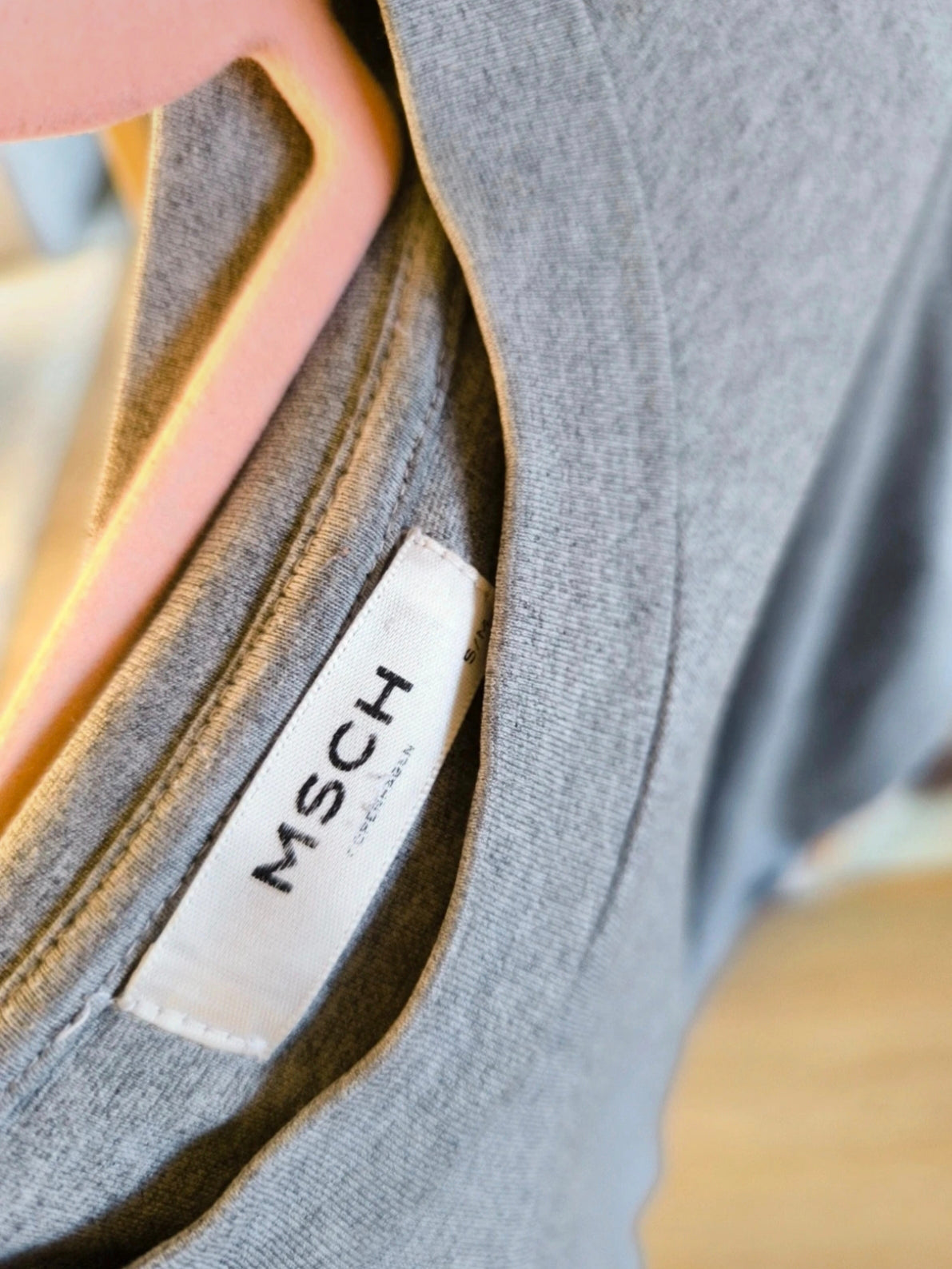MSCH ressler sweat dress grey melange