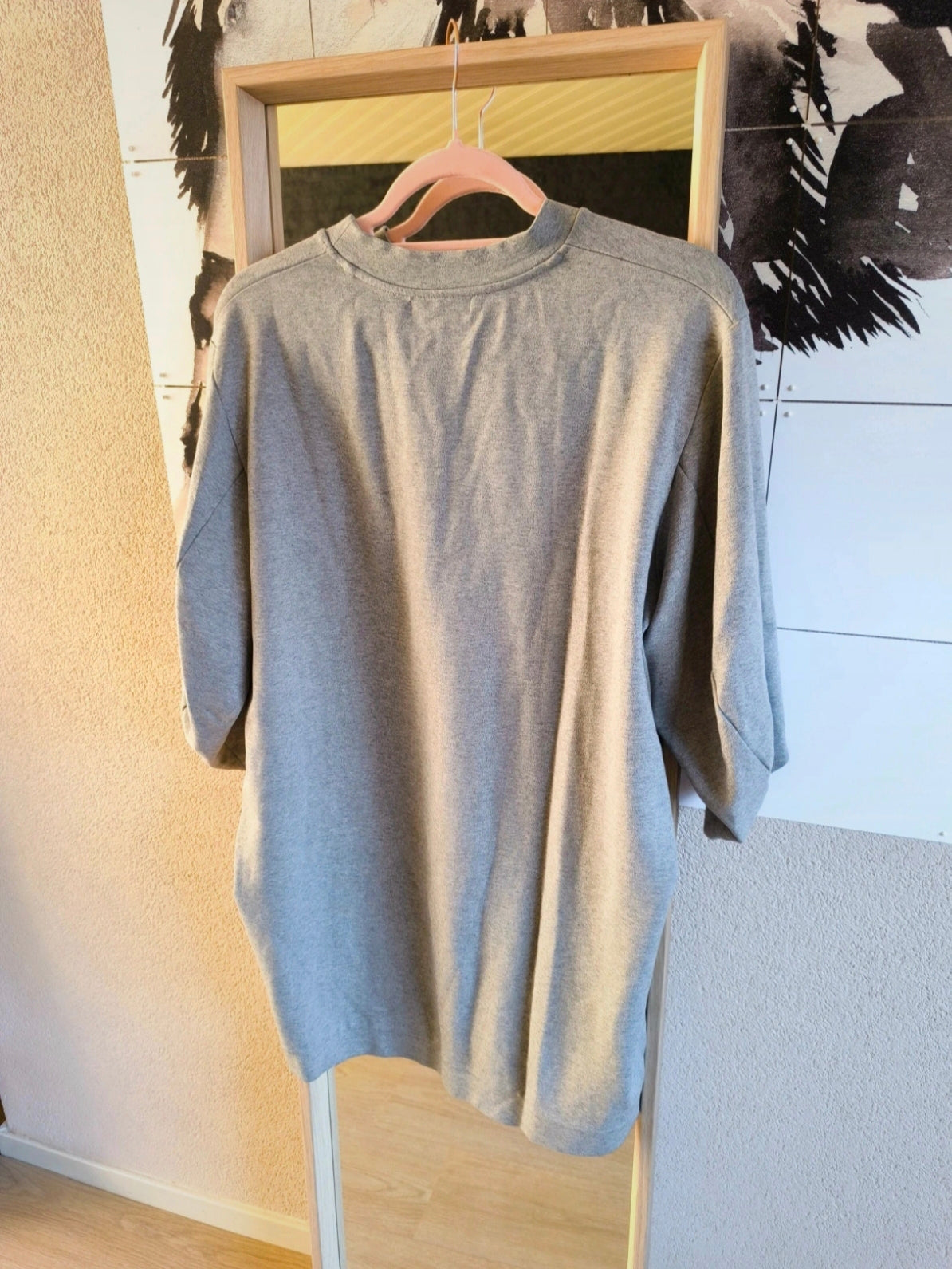 MSCH ressler sweat dress grey melange