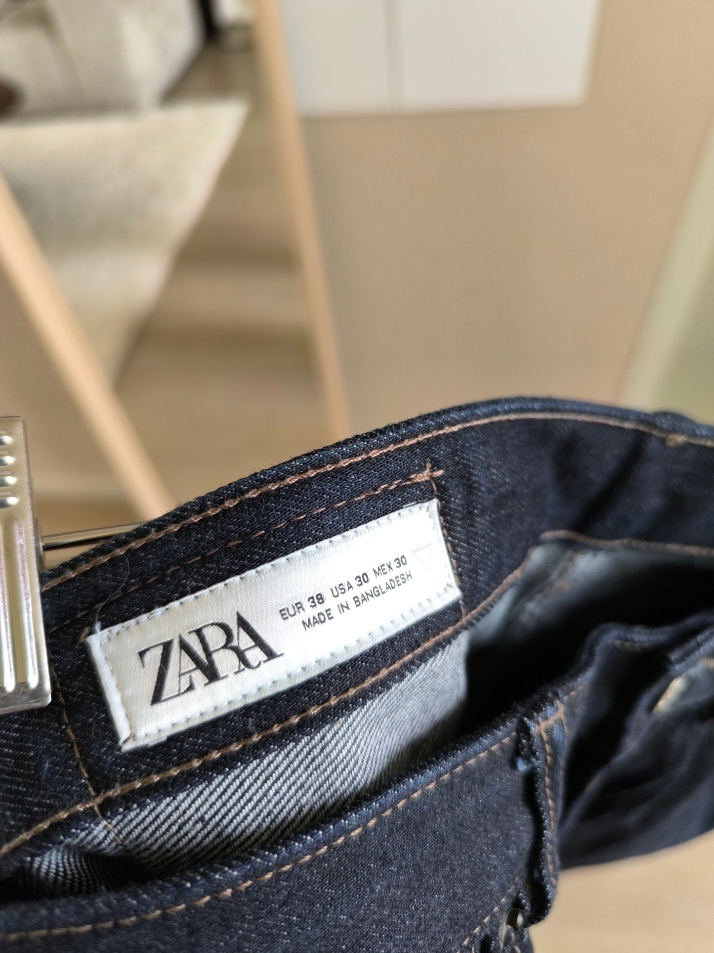 Zara relaxed fit high waist wide leg jeans