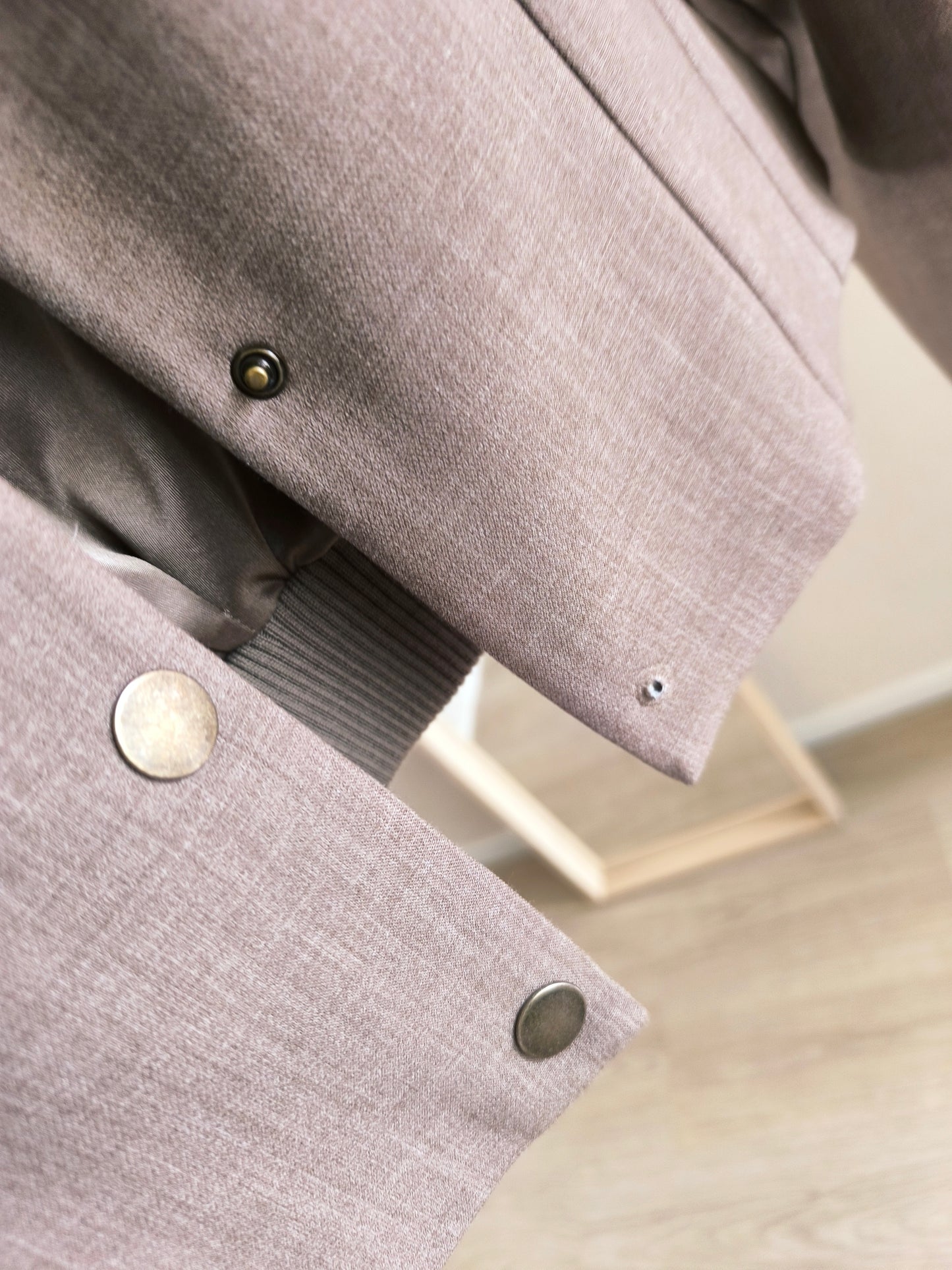 Geisha tailored bomber jacket dark taupe (B-keuze)