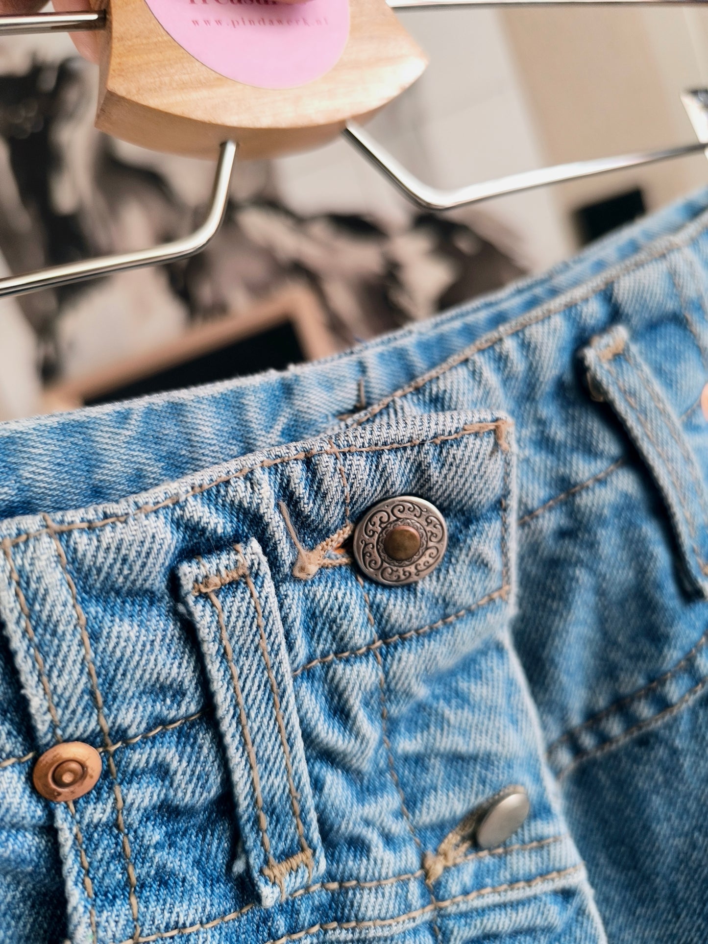 Vintage unieke LEE Gossip denim rok