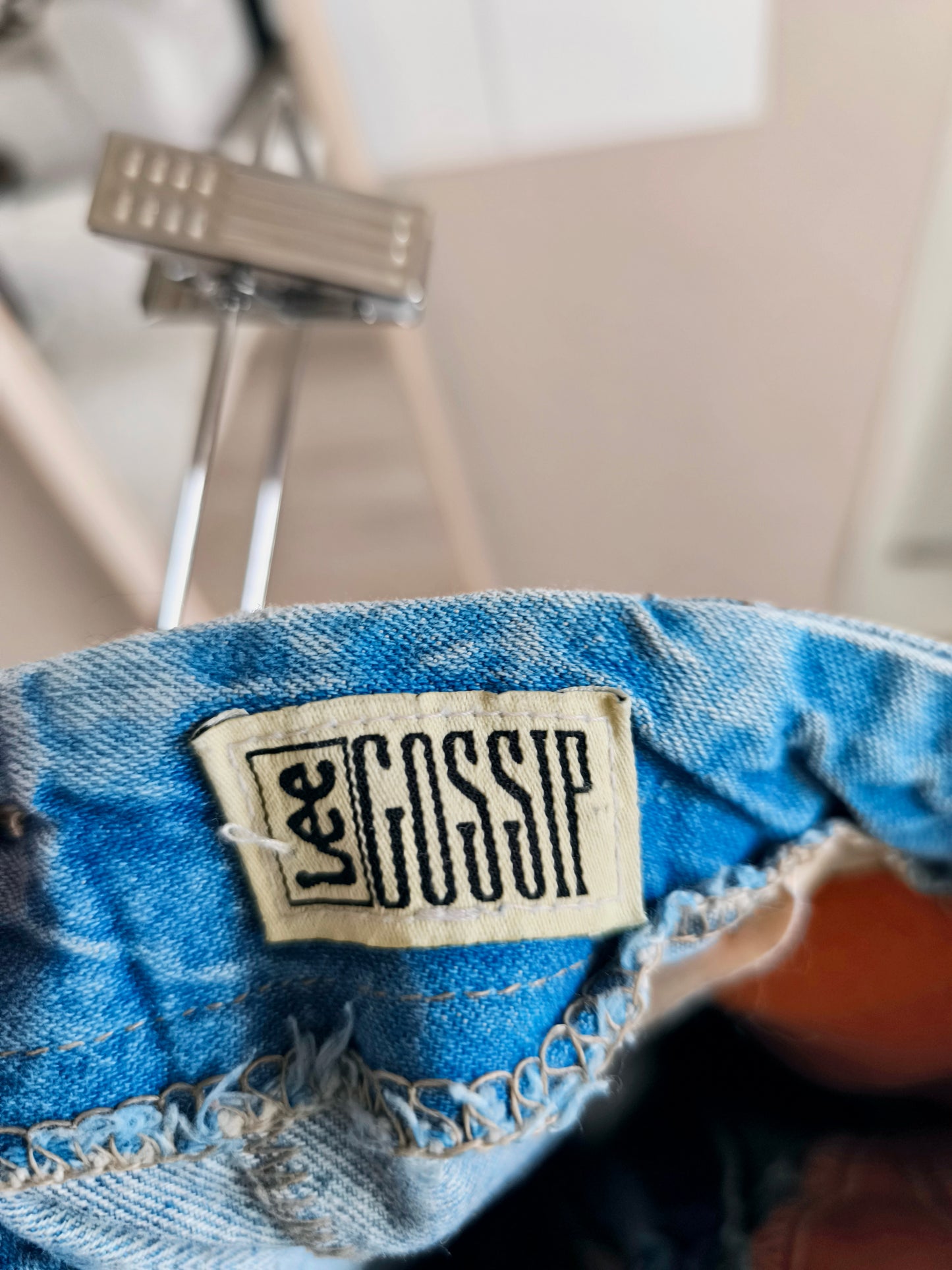 Vintage unieke LEE Gossip denim rok